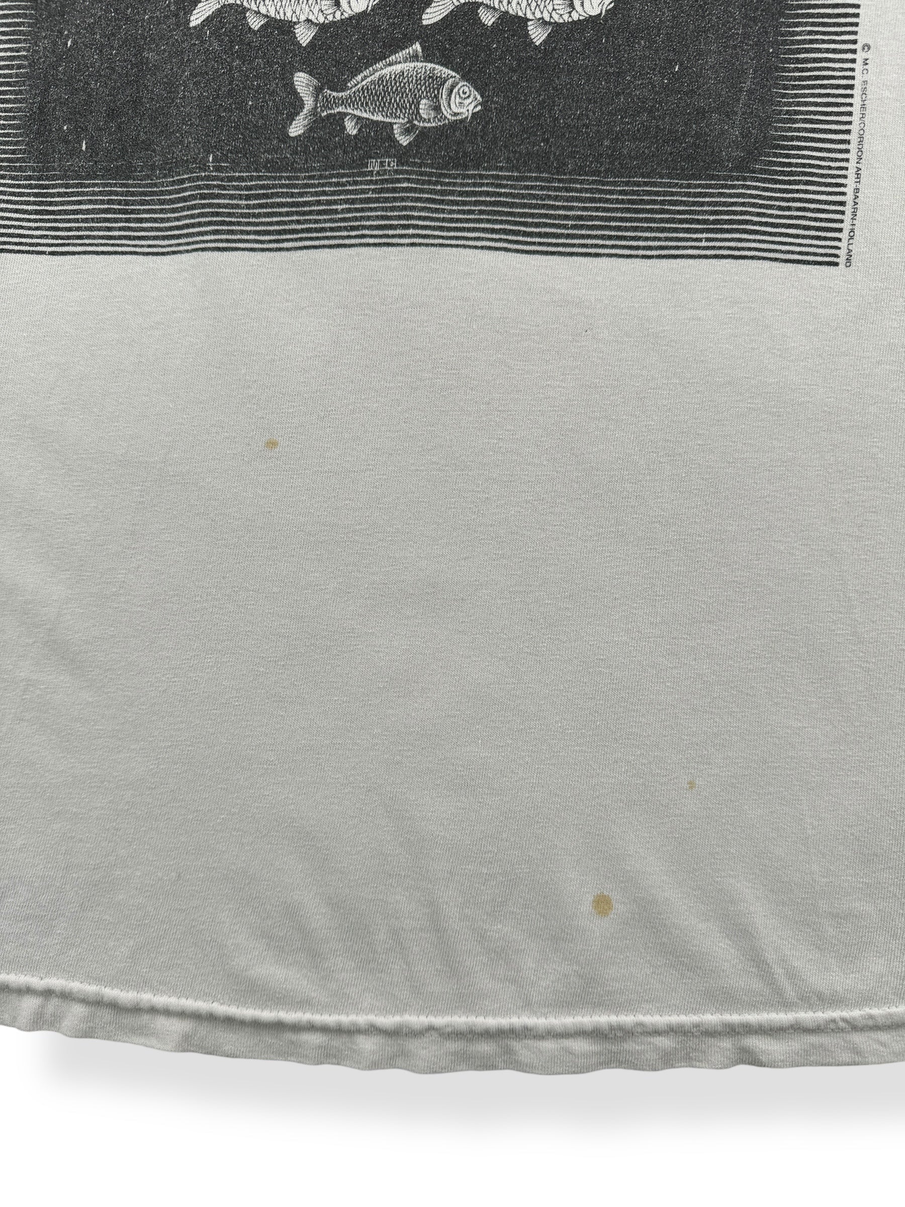 Stain on Vintage MC Escher Tee SZ M AS IS