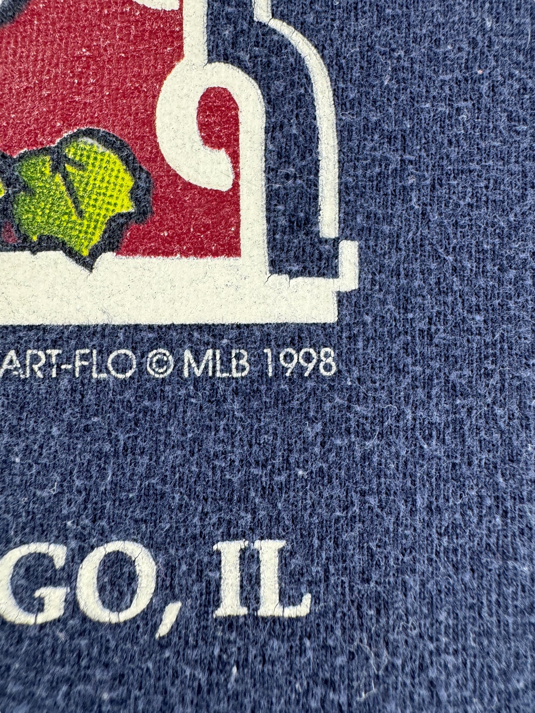 Date on Vintage Wrigley Field Cubs Tee SZ XL