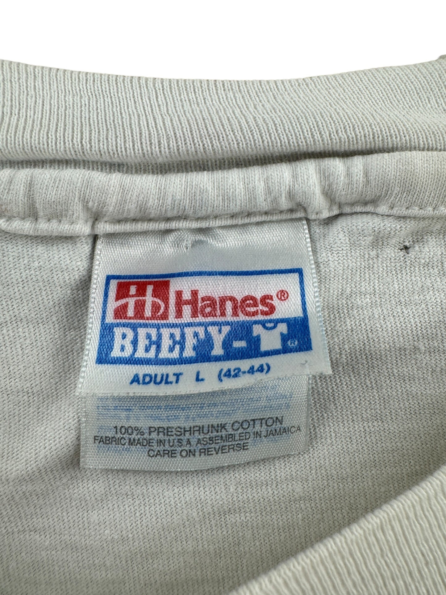 Tag on Vintage Badass Shark Naval Tee SZ L