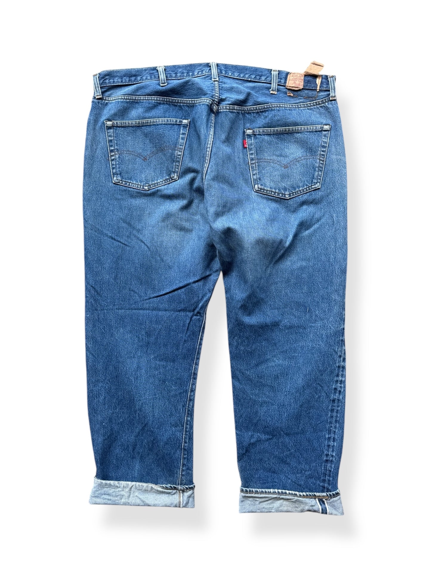 Back of Vintage Levis Redline Jeans W44