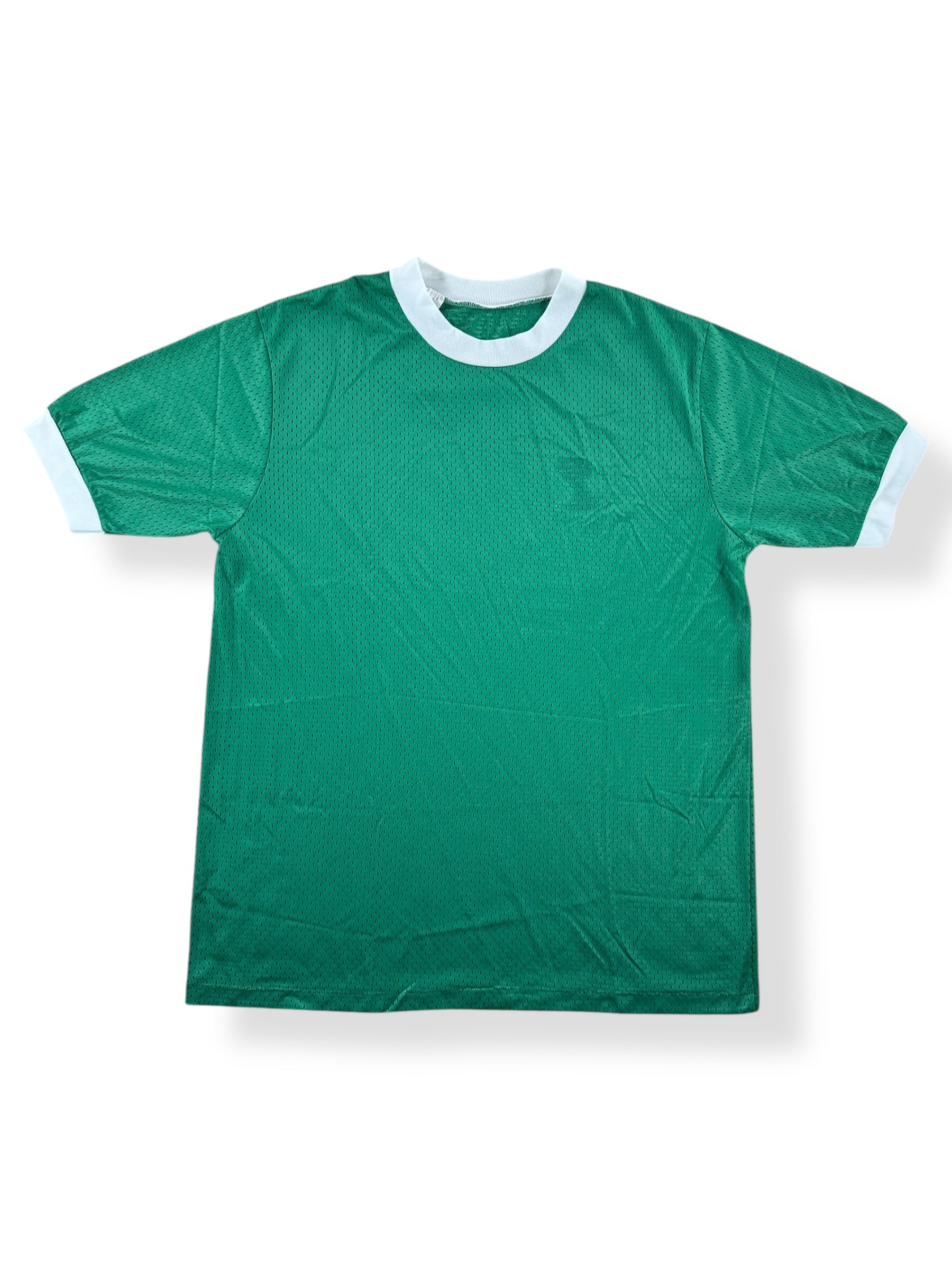 Front of Vintage Kelly Green Ringer Jersey SZ L