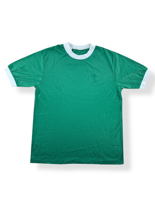 Front of Vintage Kelly Green Ringer Jersey SZ L