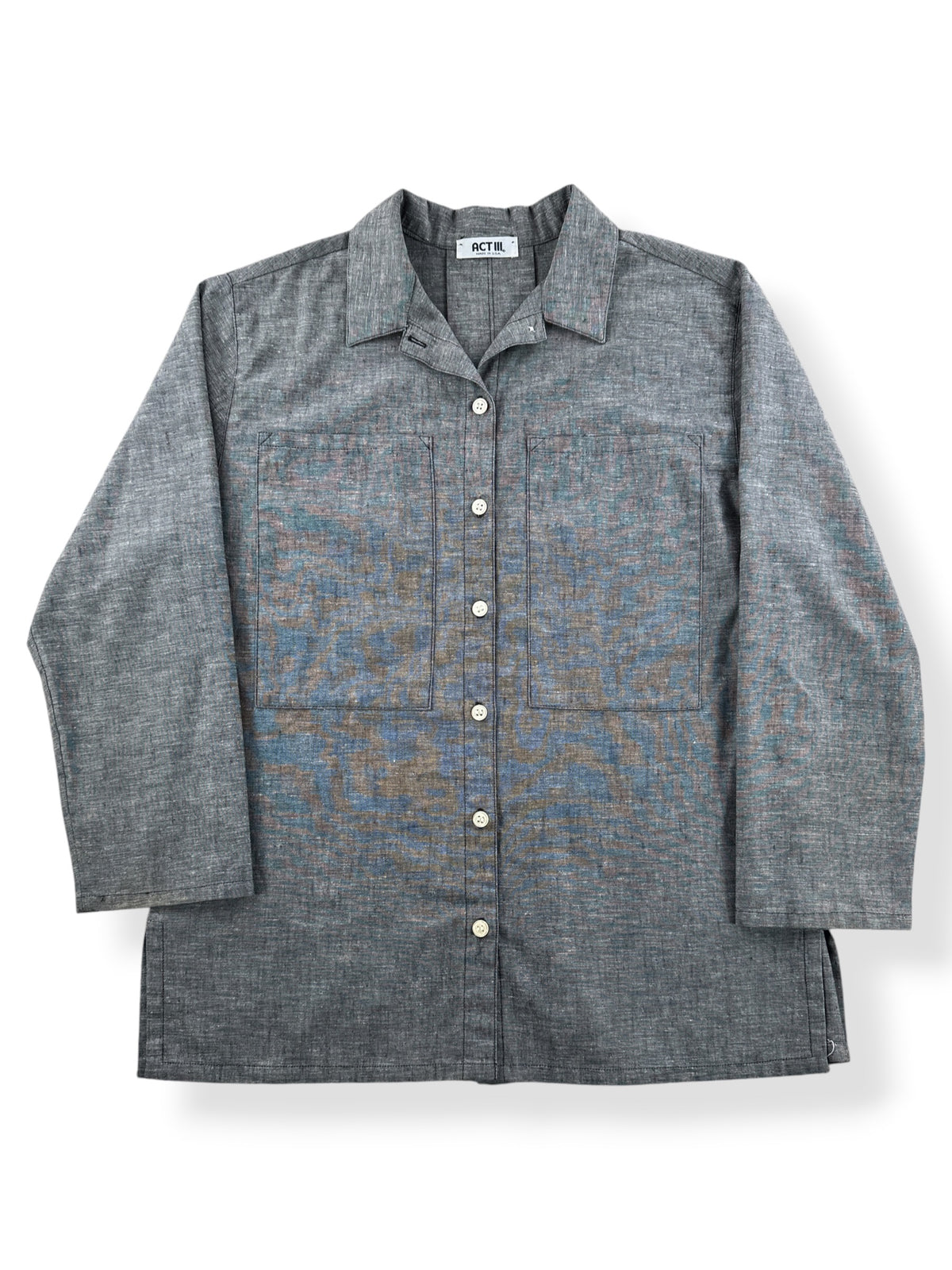 Front of Vintage Act III Deep Pocket Shirt SZ M