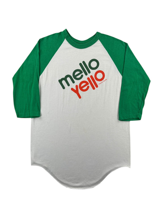 Front of Vintage Mello Yello Raglan Tee SZ L