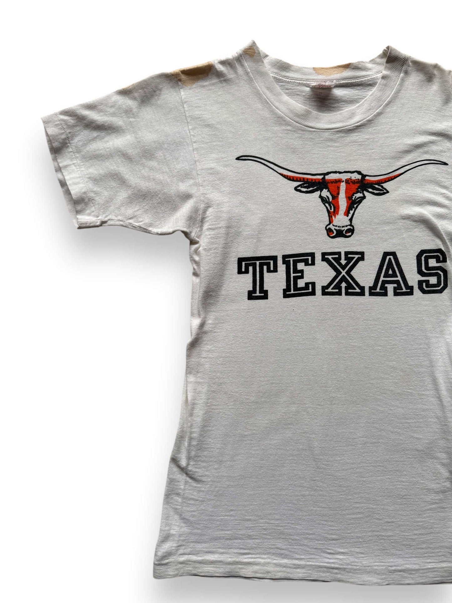 front right of Vintage University of Texas Longhorns Tee SZ XS