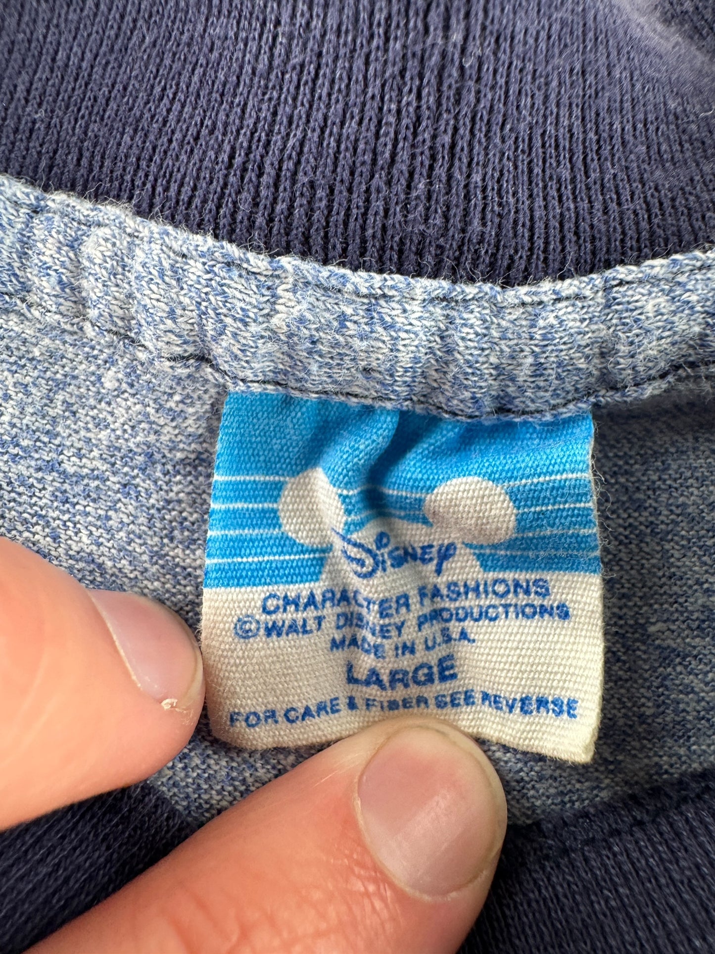 Tag on Vintage Mickey Ringer Tee SZ L (Fits M)