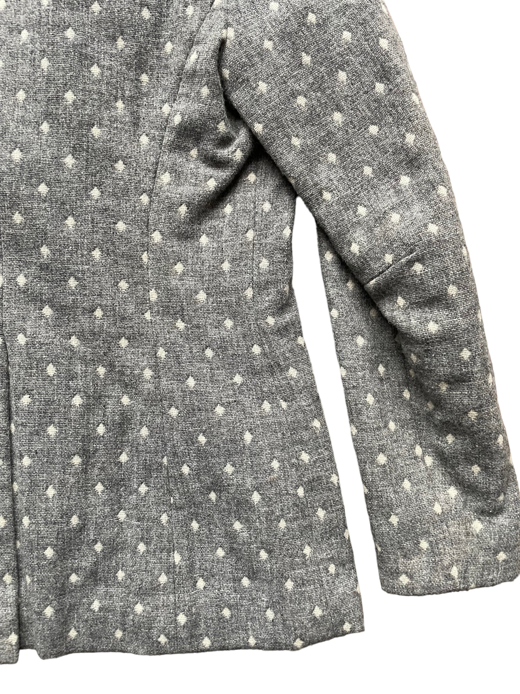 Ladies grey wool clearance blazer