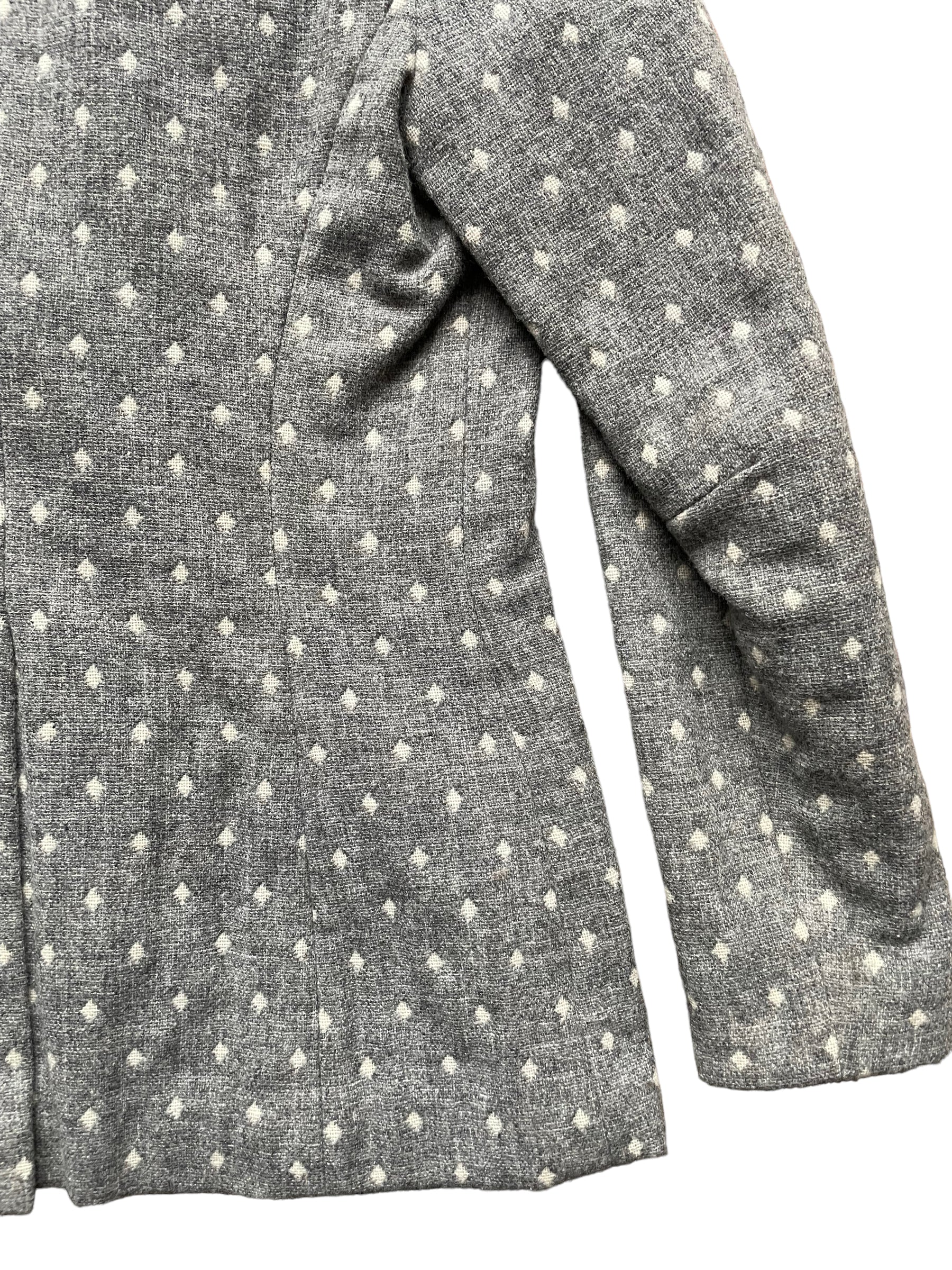 Vintage Bobbie Brooks Grey Wool Blazer, Seattle Ladies Vintage