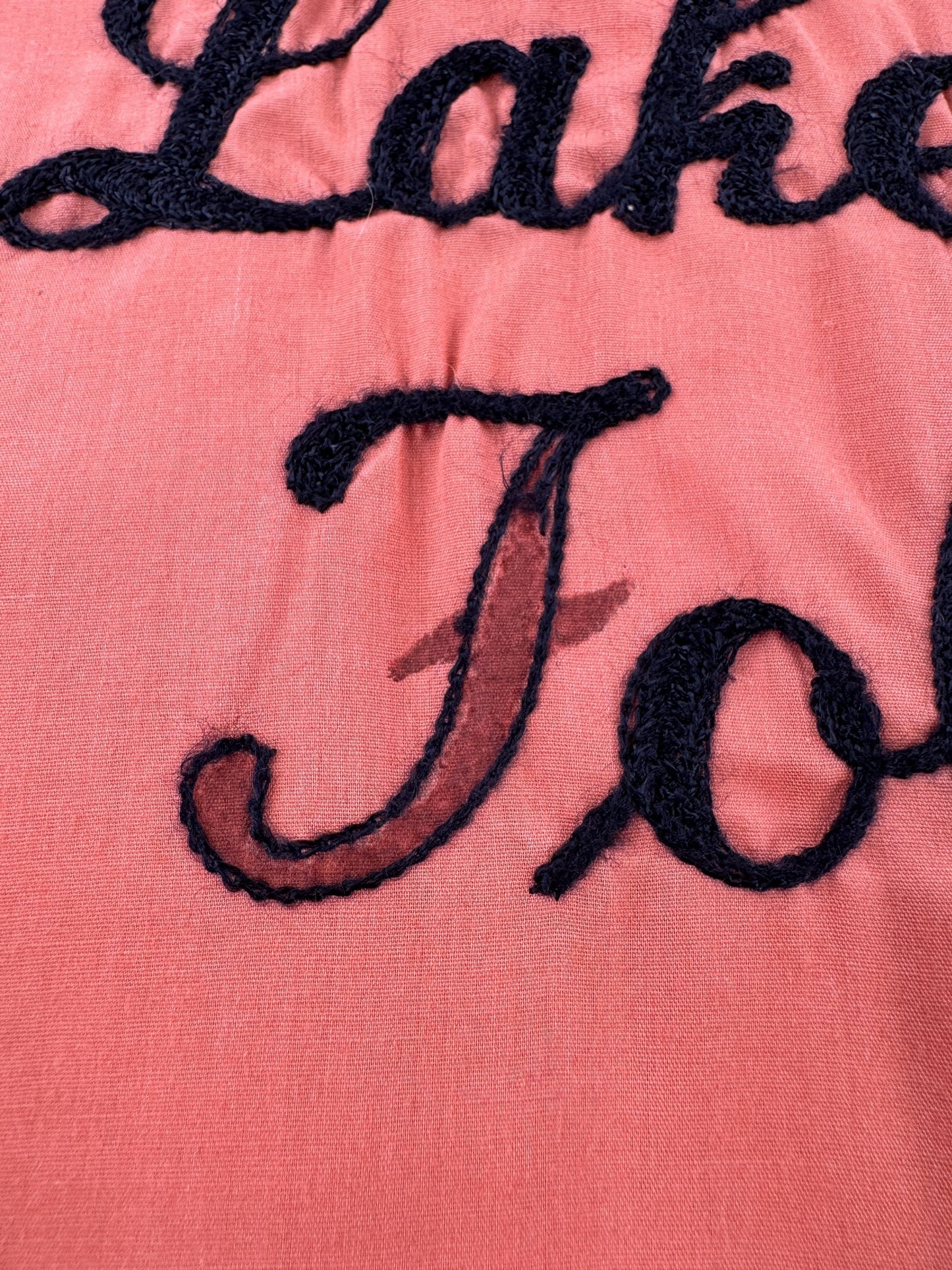 Wear on Vintage Karen Lake Bowl Bowling Shirt SZ 40