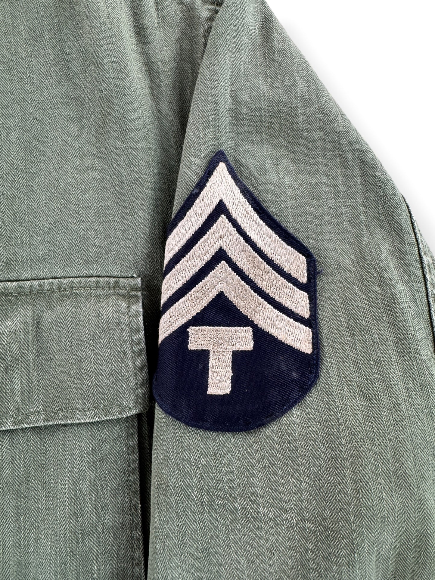 Patch on Vintage 13 Star HBT Jacket SZ M