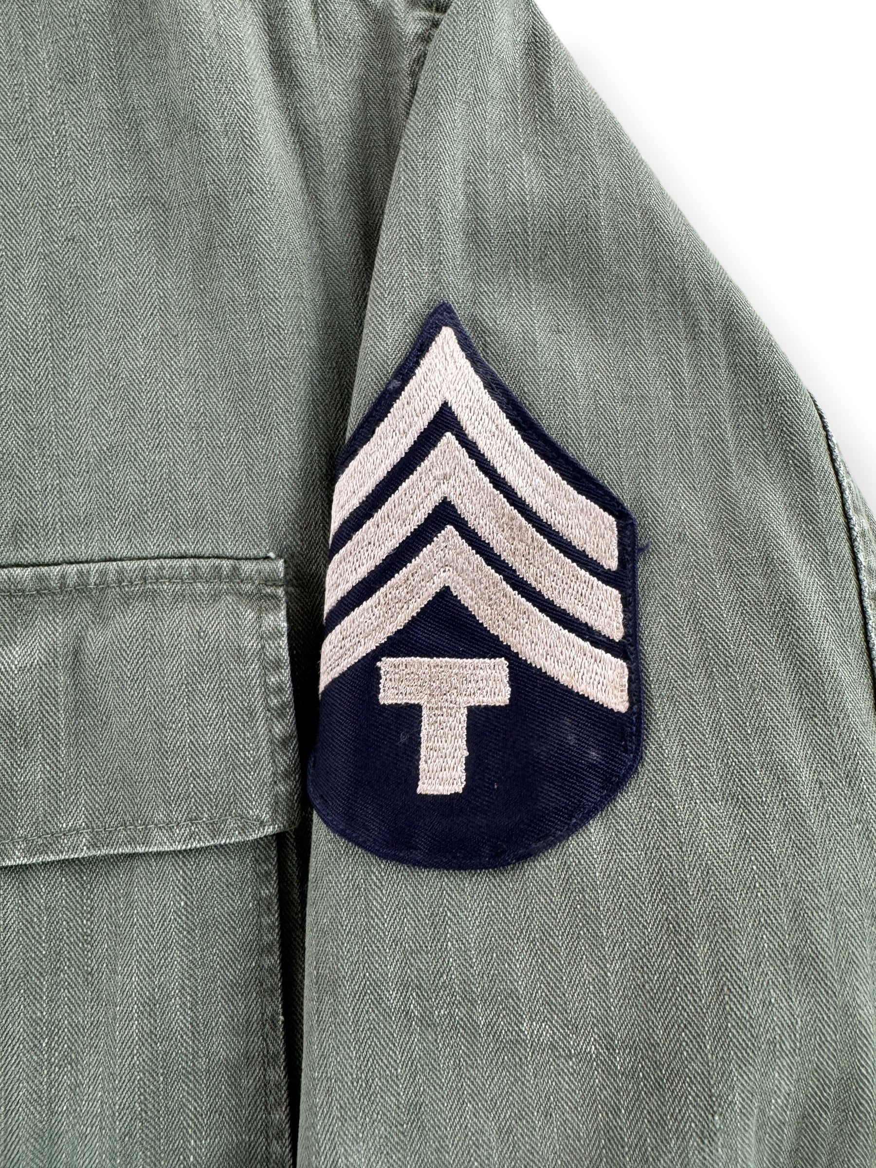 Patch on Vintage 13 Star HBT Jacket SZ M