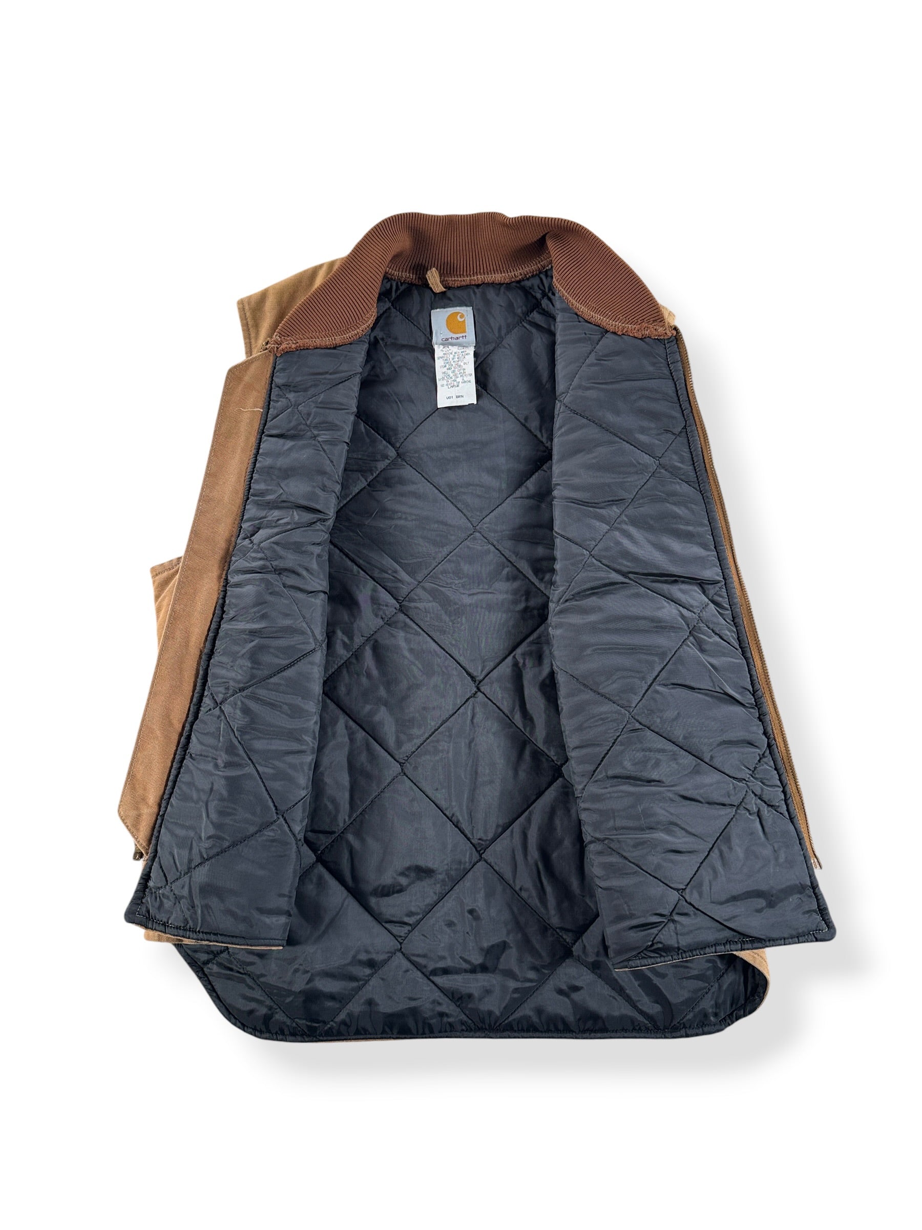 Inside of Vintage Carhartt Quilted Vest SZ L