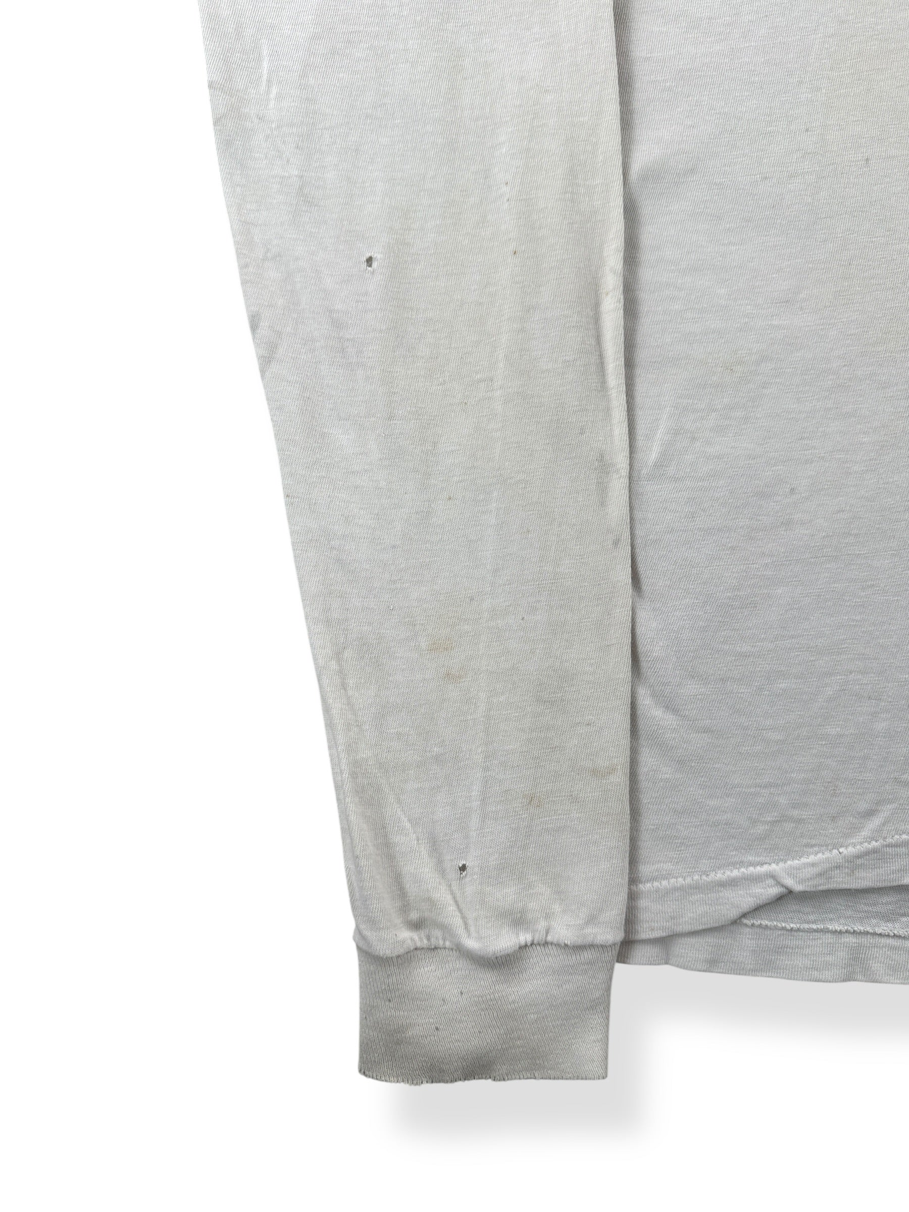 Wear on Sleeves on Vintage 1984 7Up Half Marathon St Louis MO LS Tee SZ L