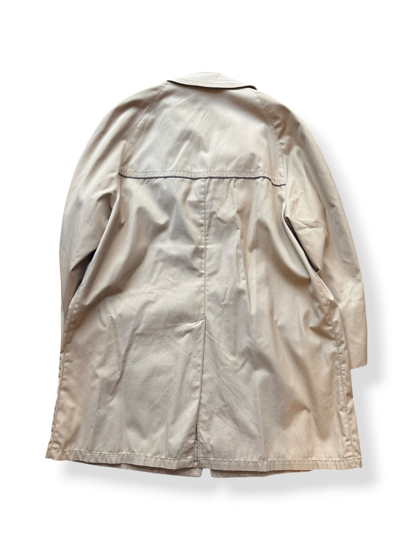 Back of Vintage 70s Frederick And Nelson Trench Coat SZ L