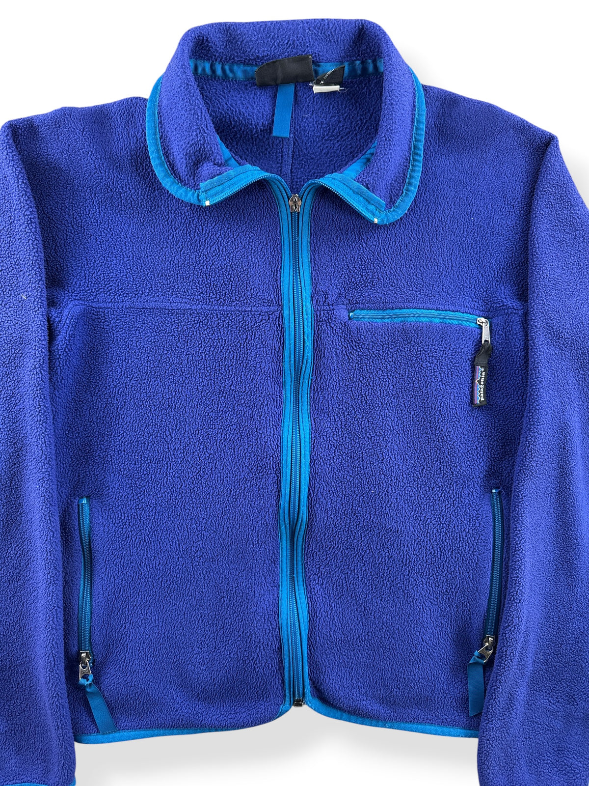 Close-up of Vintage 90s Patagonia Fleece Jacket SZ XS