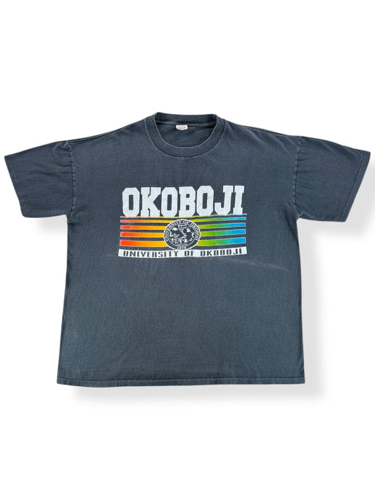 Front of Vintage University of Okoboji Tee SZ XL