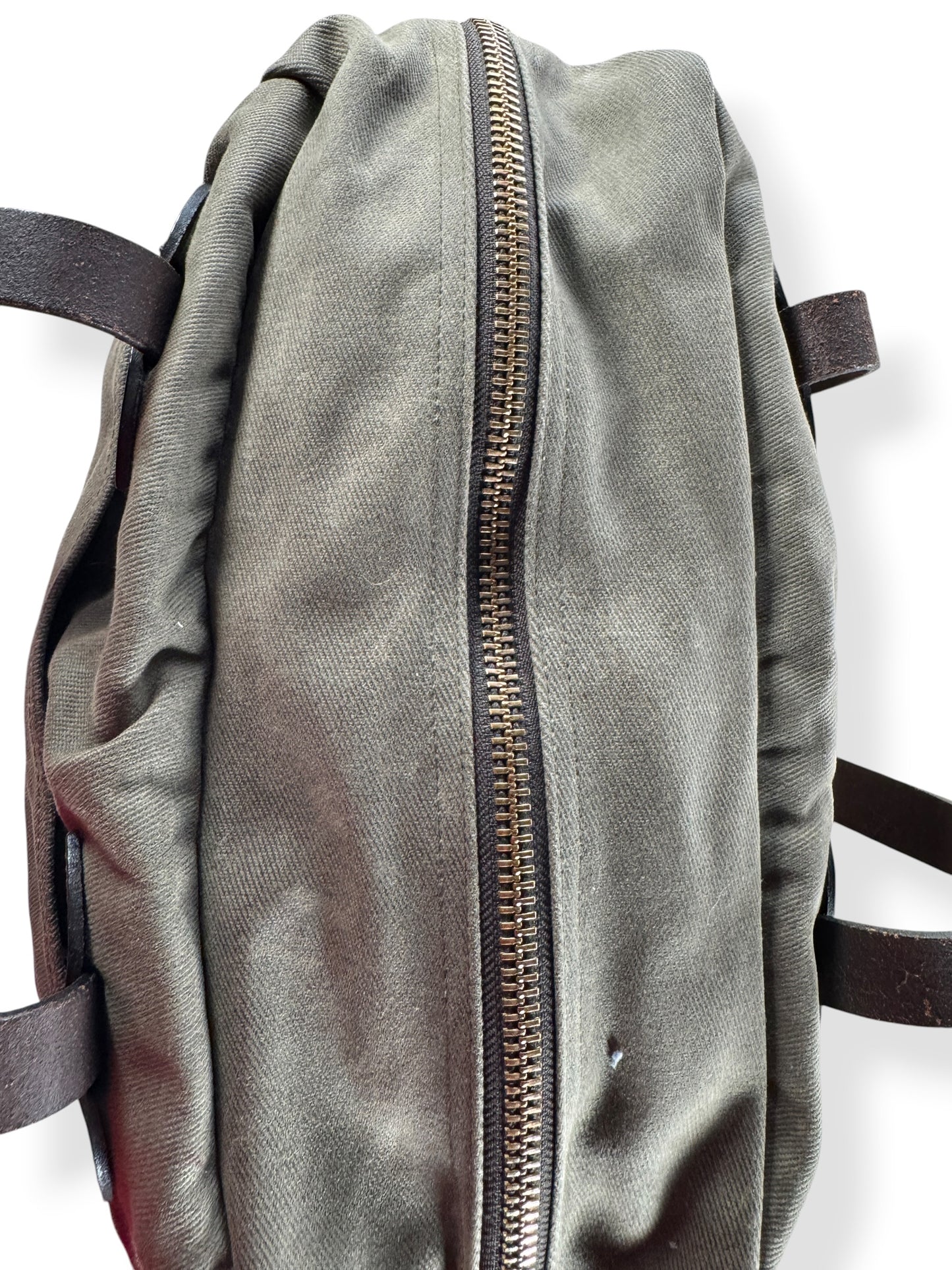 Zipper View on Filson Zipper Tote Bag