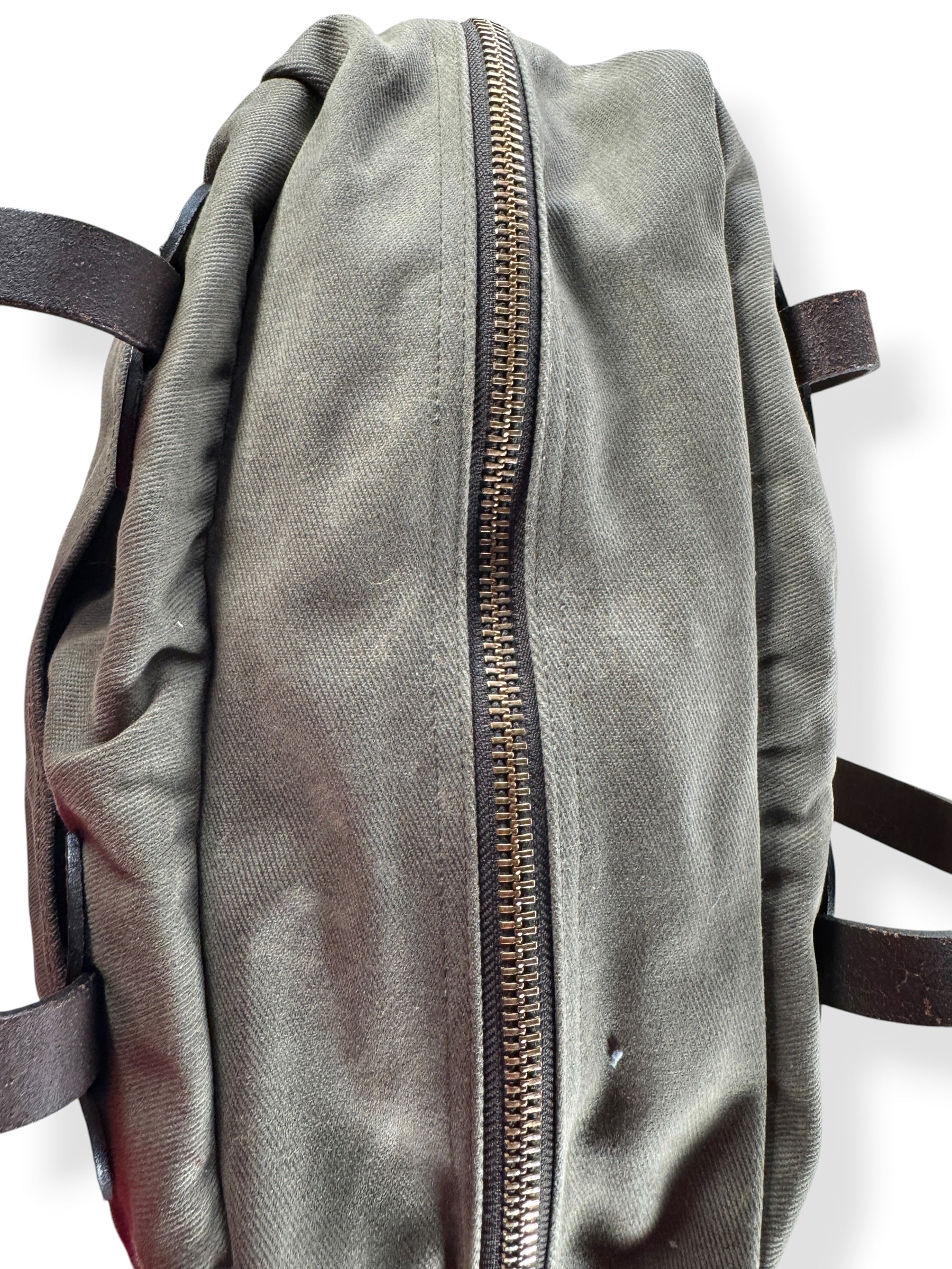 Zipper View on Filson Zipper Tote Bag