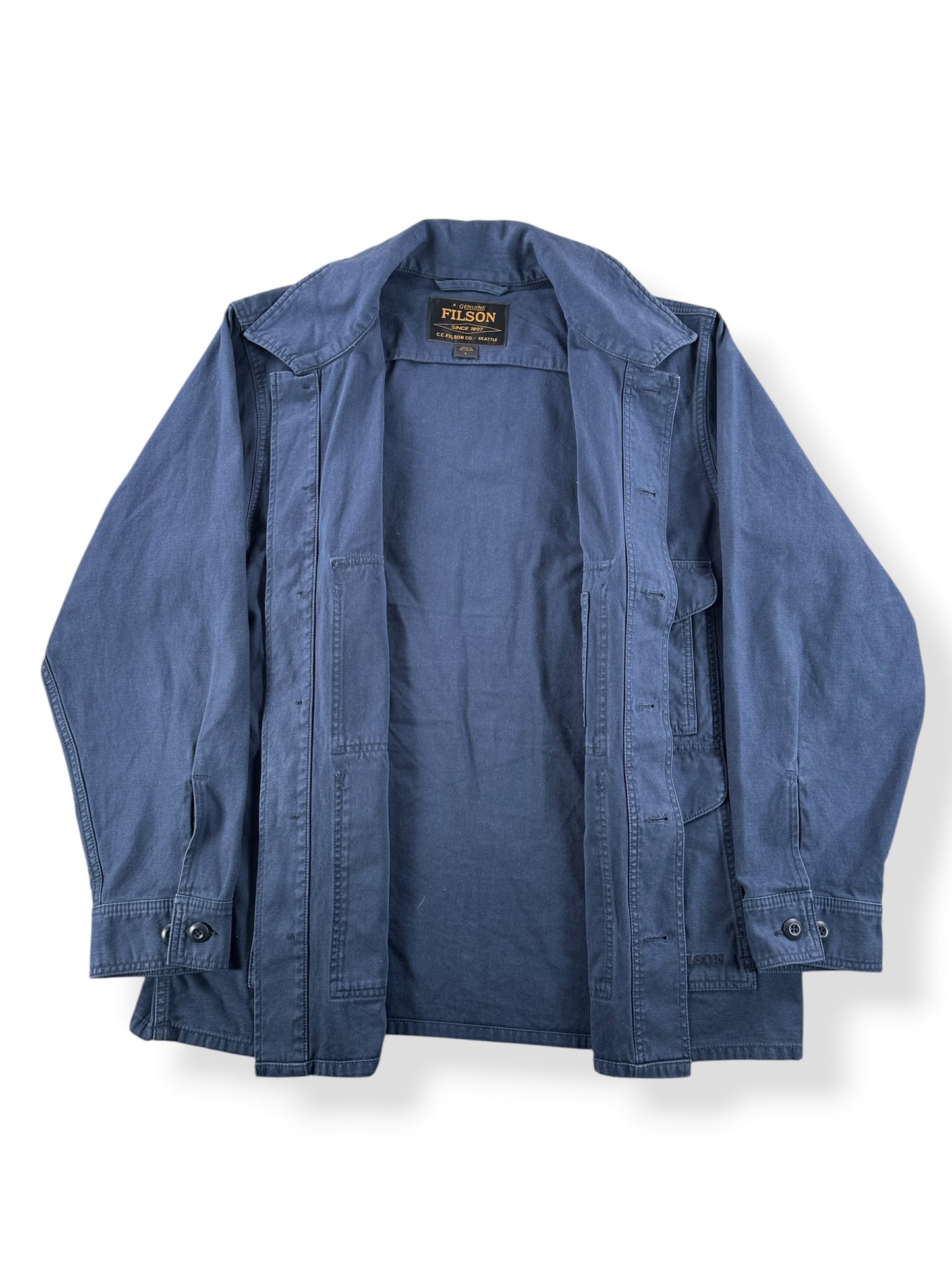 Inside of Filson Men's Field Cruiser Jacket SZ L