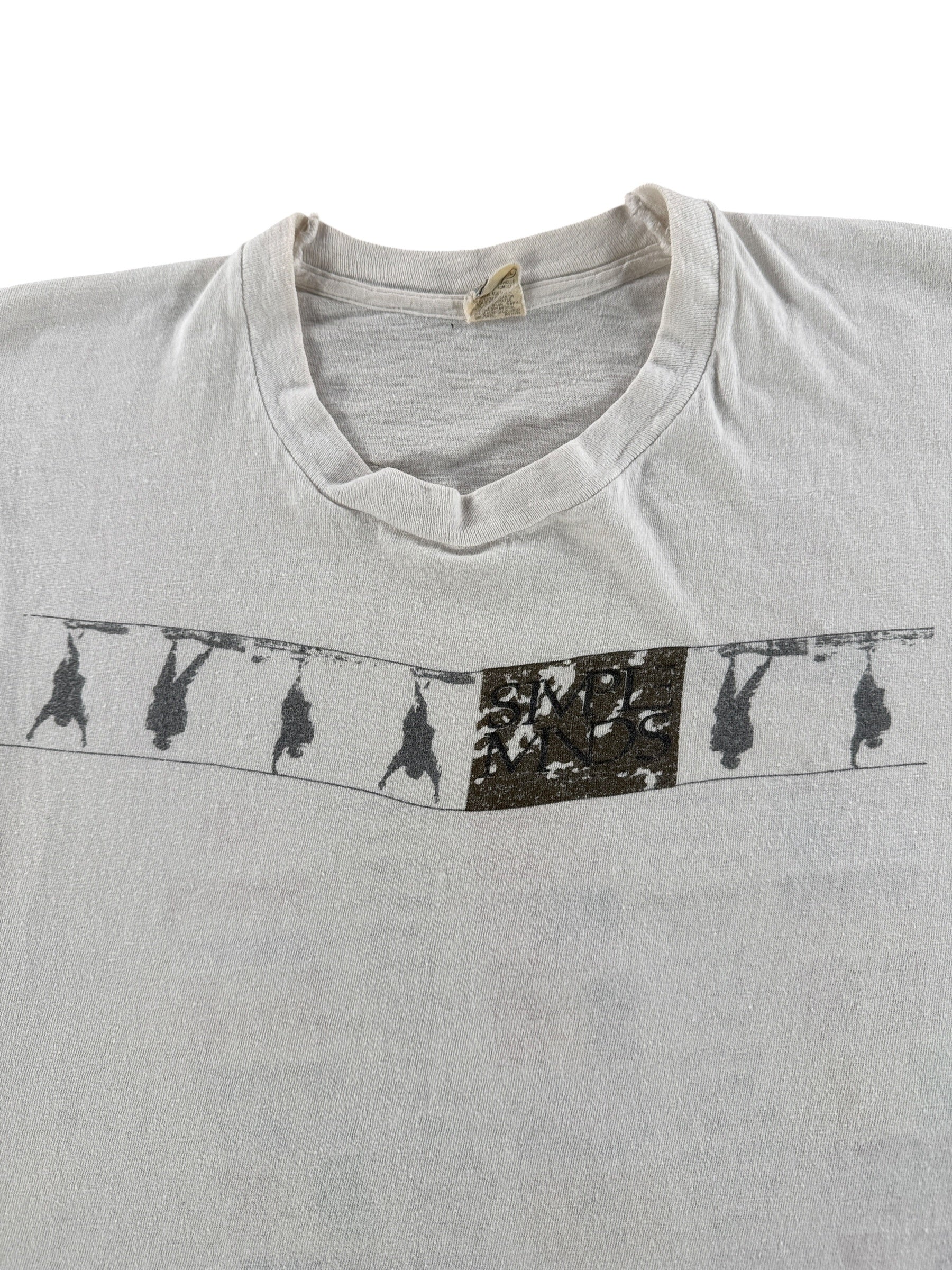 Graphic of Vintage Simple Minds 85/86 World Tour Tee SZ L (Fits S)