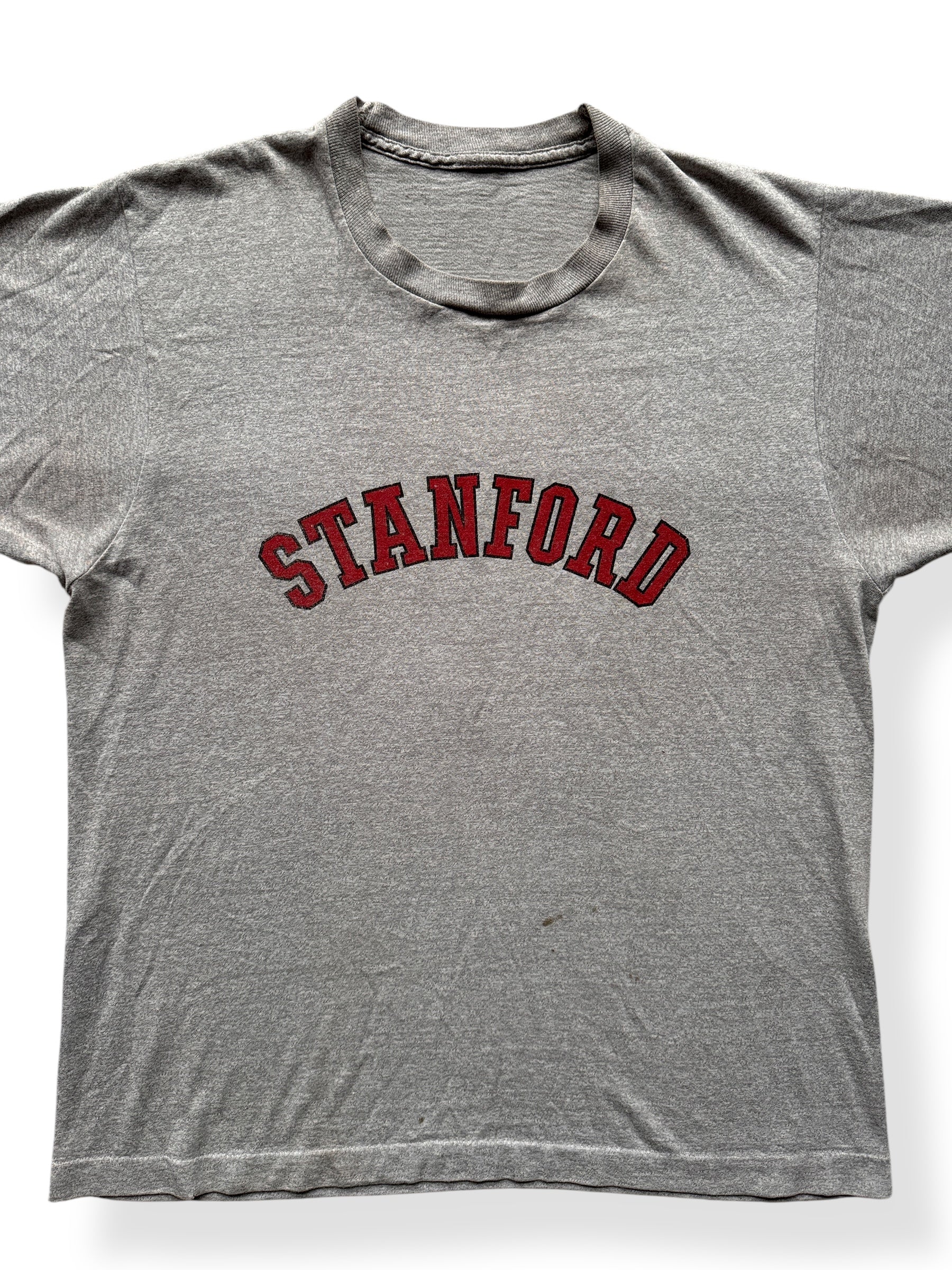 Front Close Up of Vintage Stanford University Tee SZ M