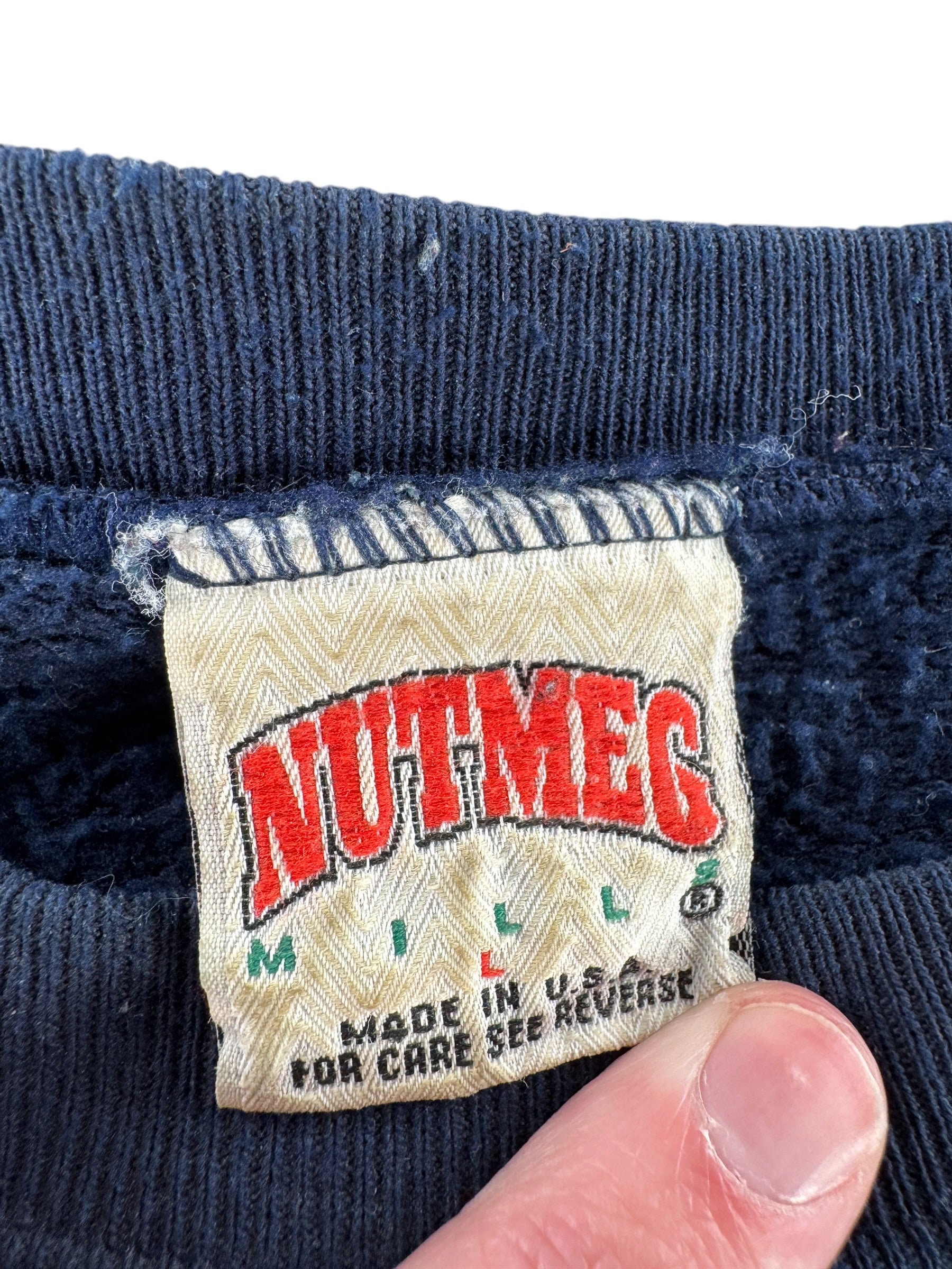 Tag on Vintage University of Michigan Crewneck SZ L