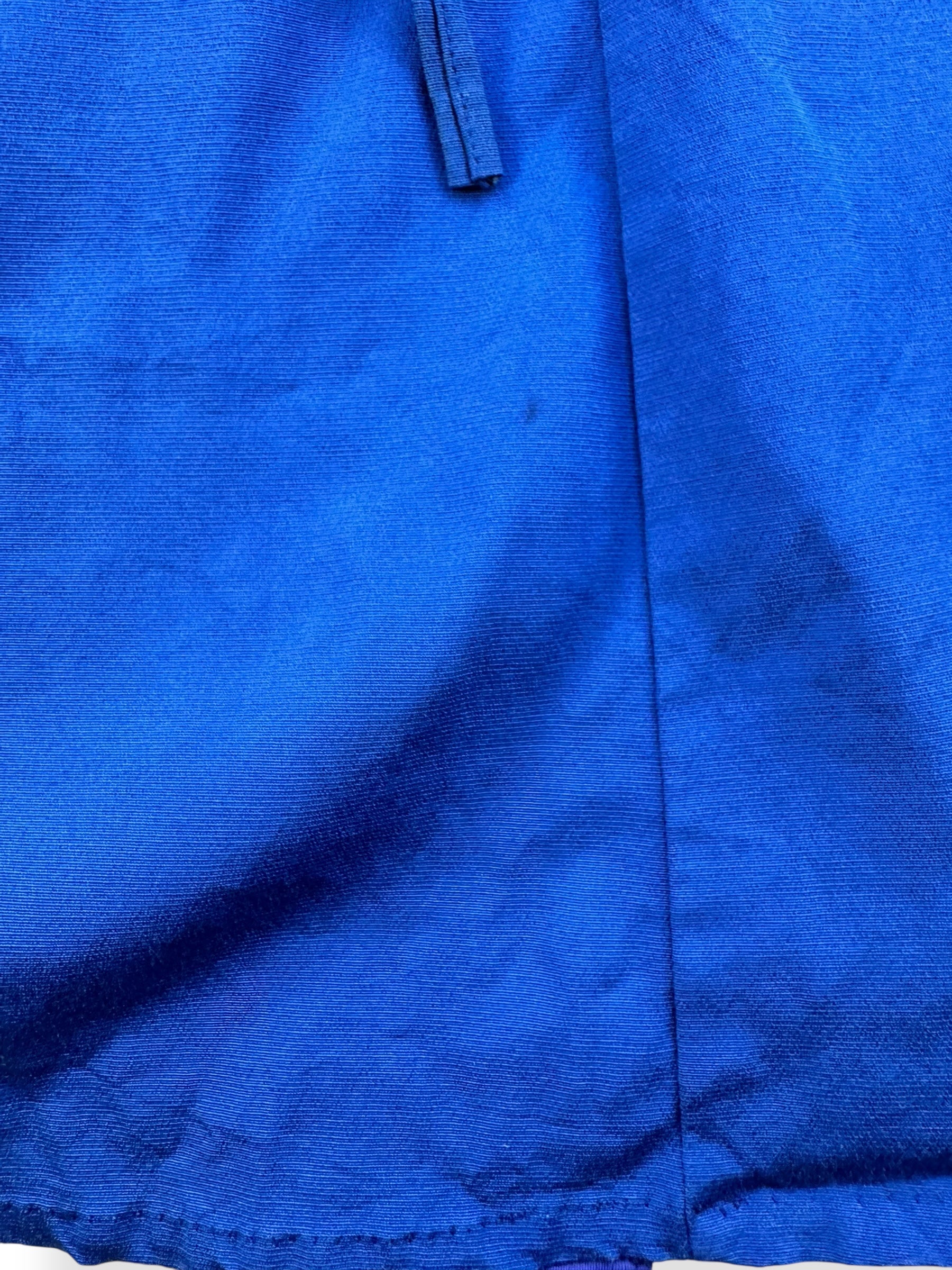 Small stain on back of 1960s Navy Blue Kerrybrook Bathing Suit M-L