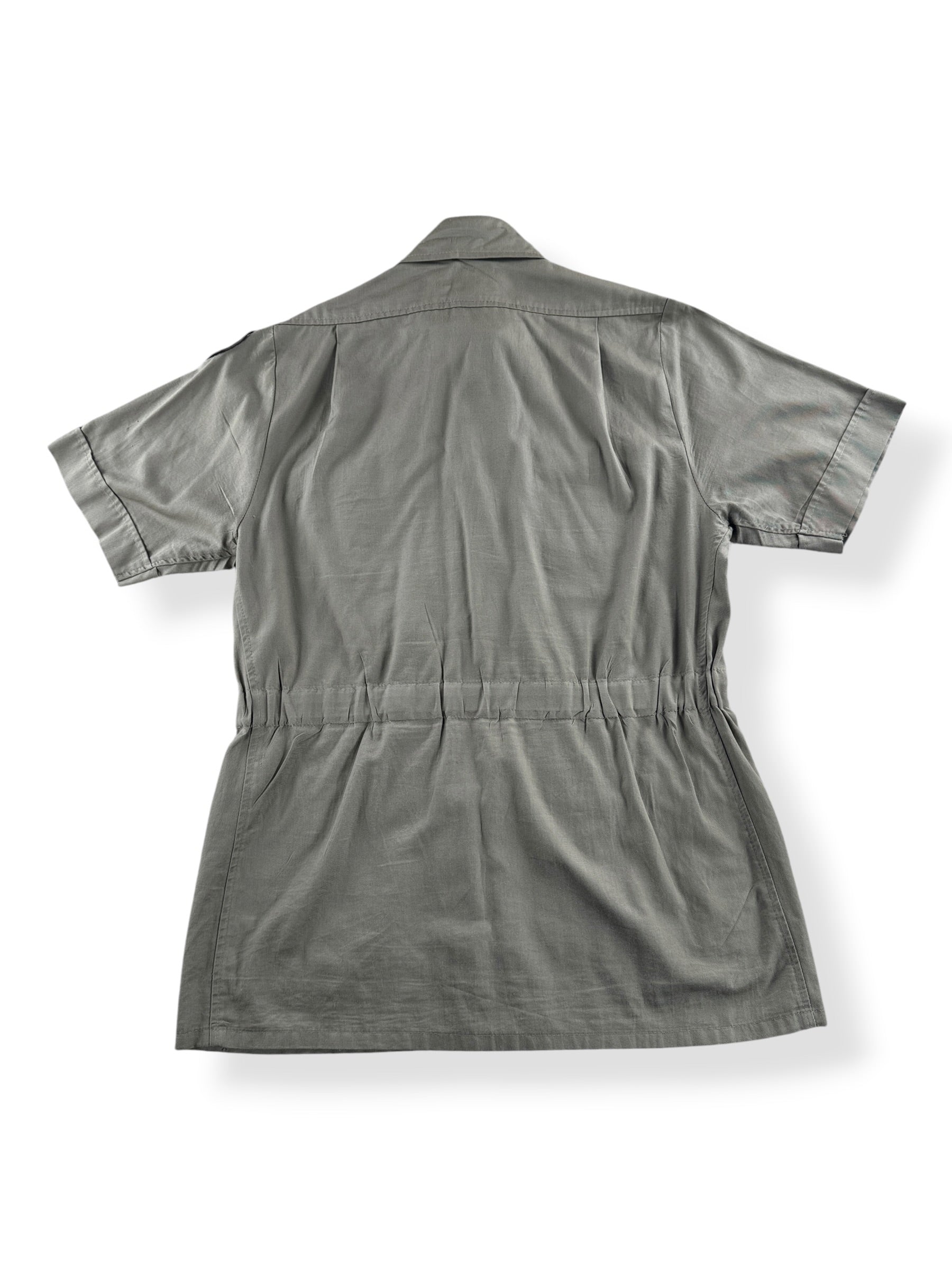 Back of Vintage Filson Eddie Bauer Woodland Park Zoo Safari Shirt SZ S