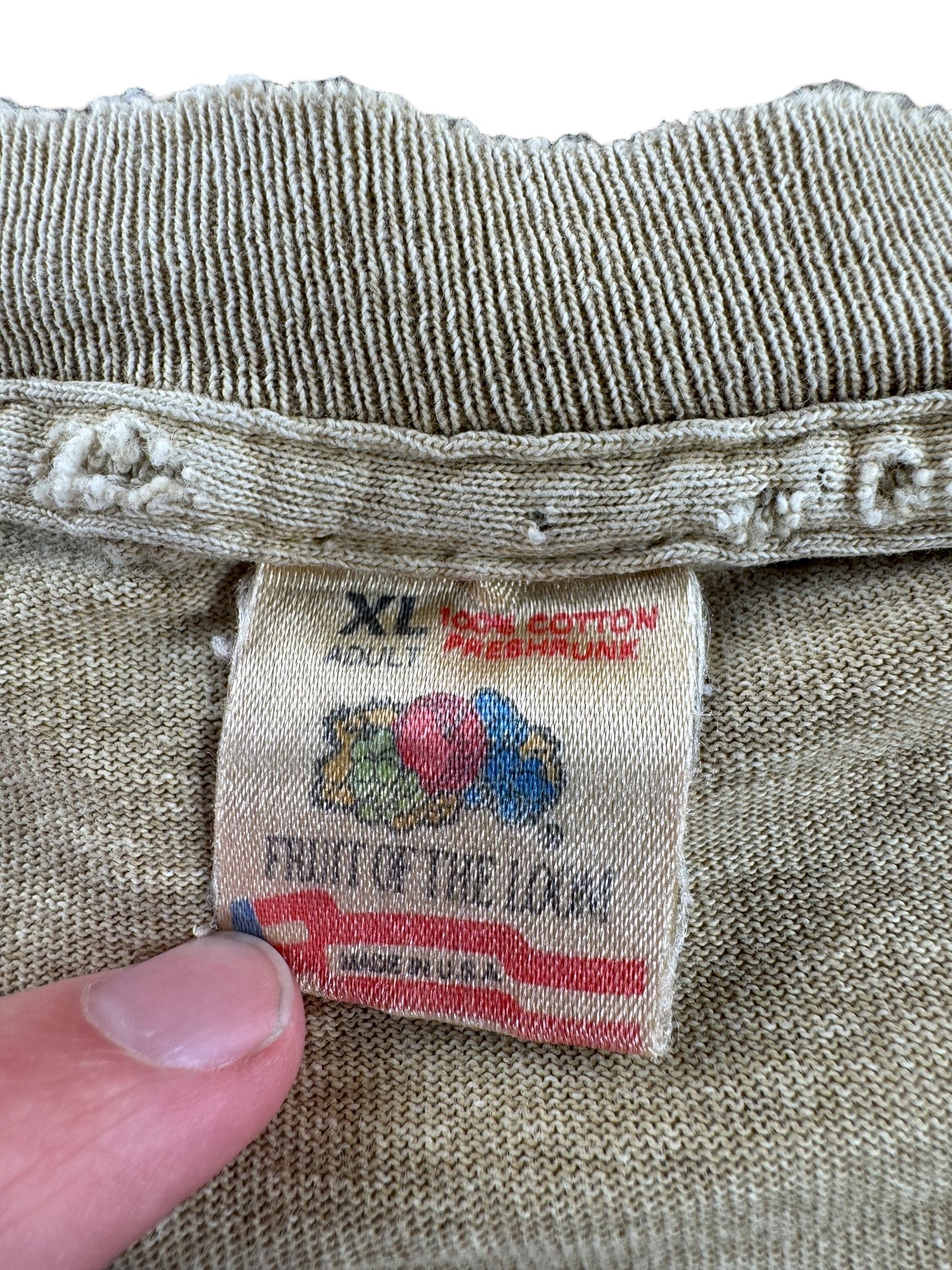 Tag on Vintage Distressed 1994 Northwest Grateful Dead Tee SZ XL