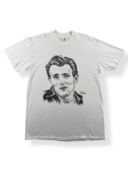 Front of Vintage James Dean Drawing Tee SZ XL (Fits L)