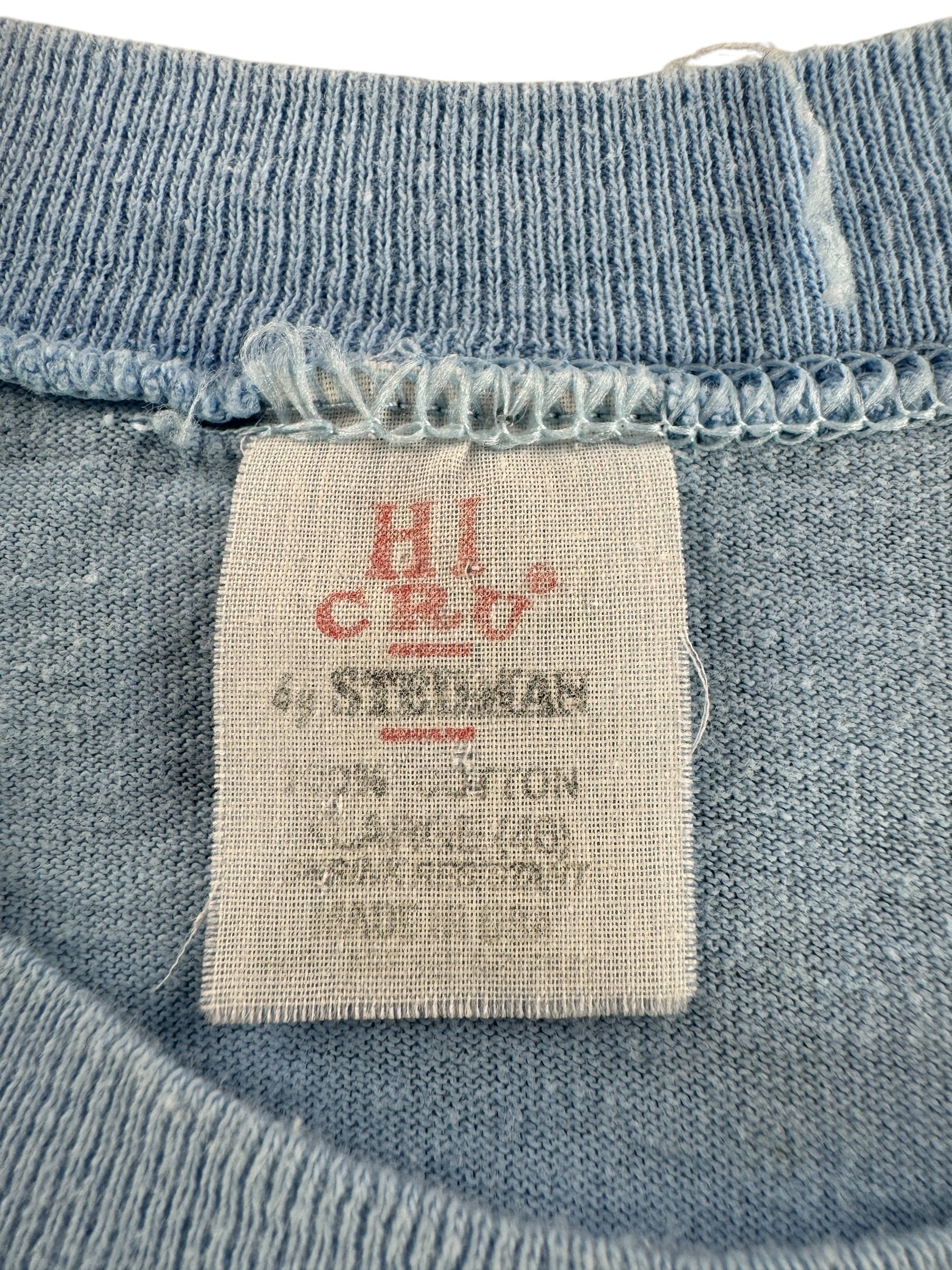 Tag on Vintage Hi-Crew Special Events Pocket Tee SZ XL