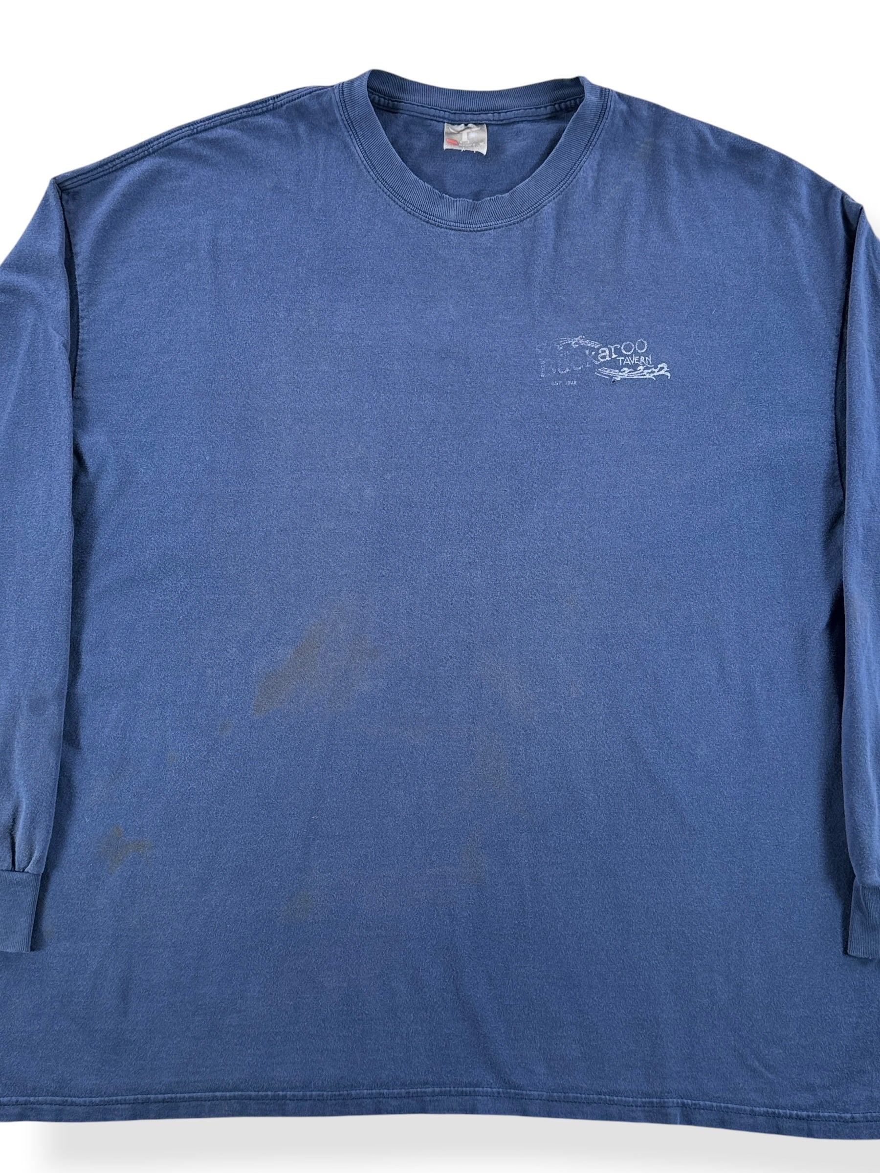 Front Close Up of Vintage Buckaroo Fremont Longsleeve Tee SZ XL