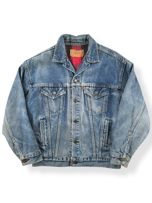 Front of Vintage Levis 4 Pocket 57510 Trucker Jacket SZ L