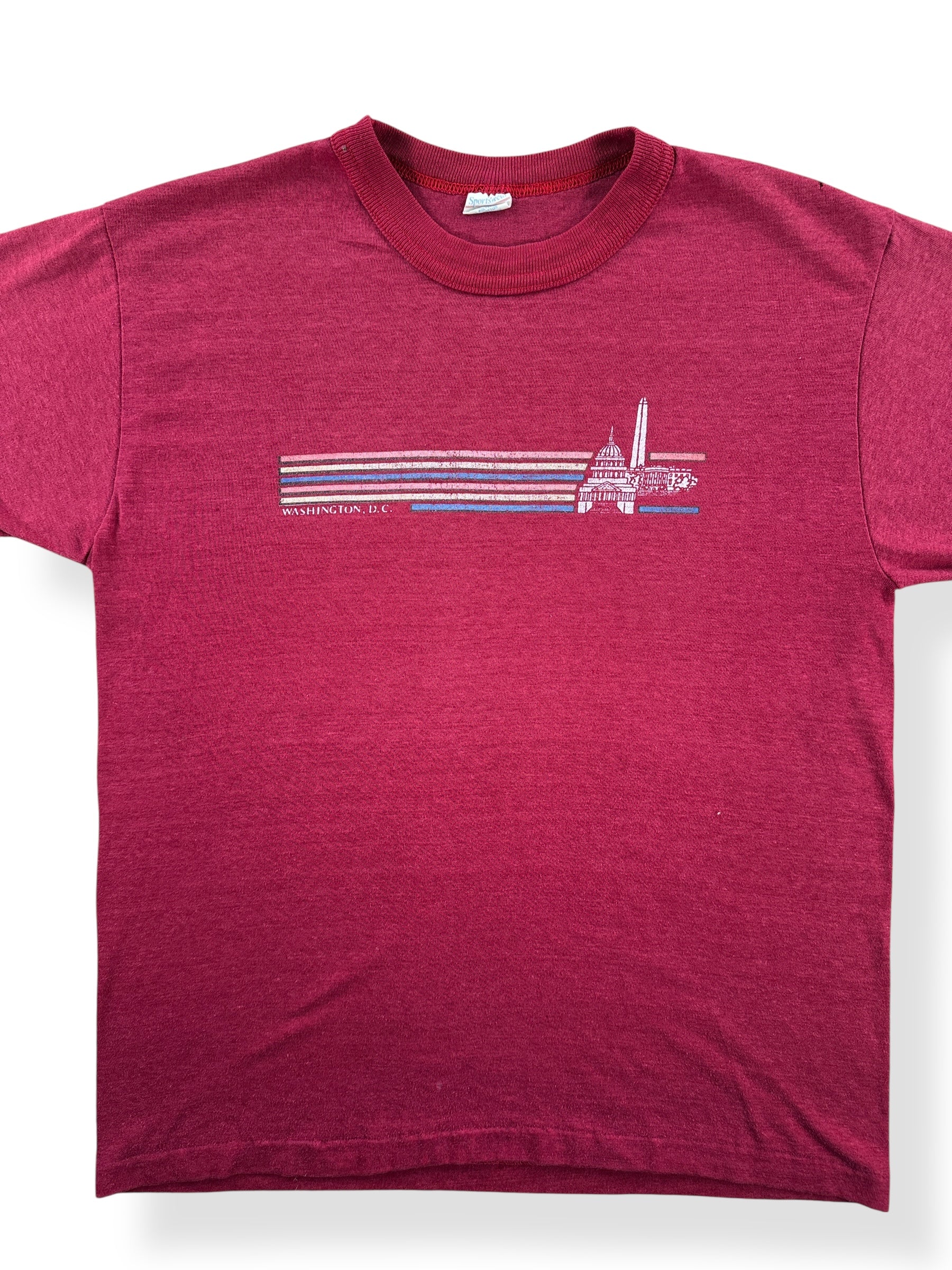 Front Close Up of Vintage Washington DC Tee SZ M