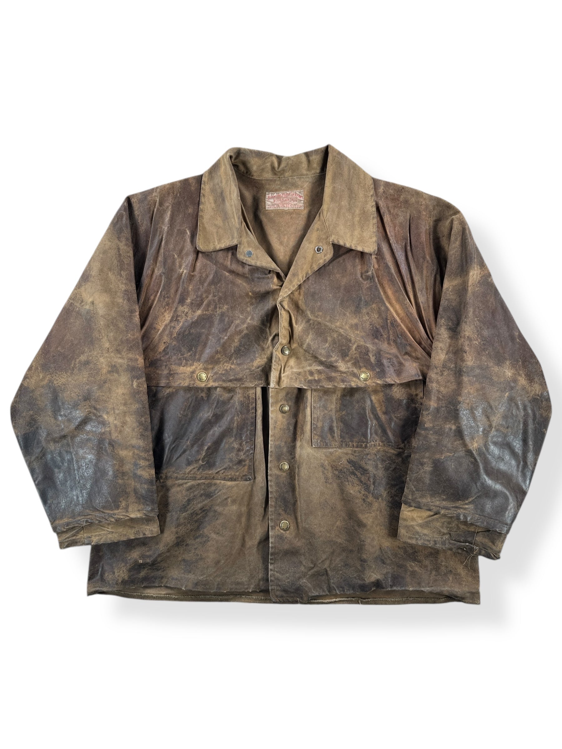 Front of Vintage Filson Tin Cloth Jacket SZ M