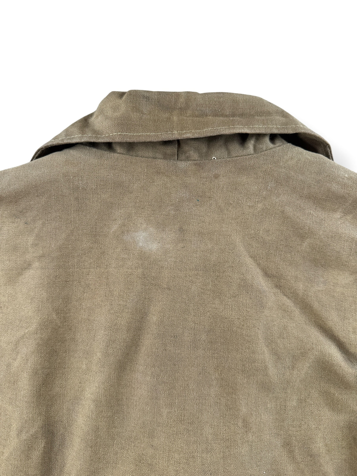 Ware on back of Vintage Filson Double Tin Jacket SZ L