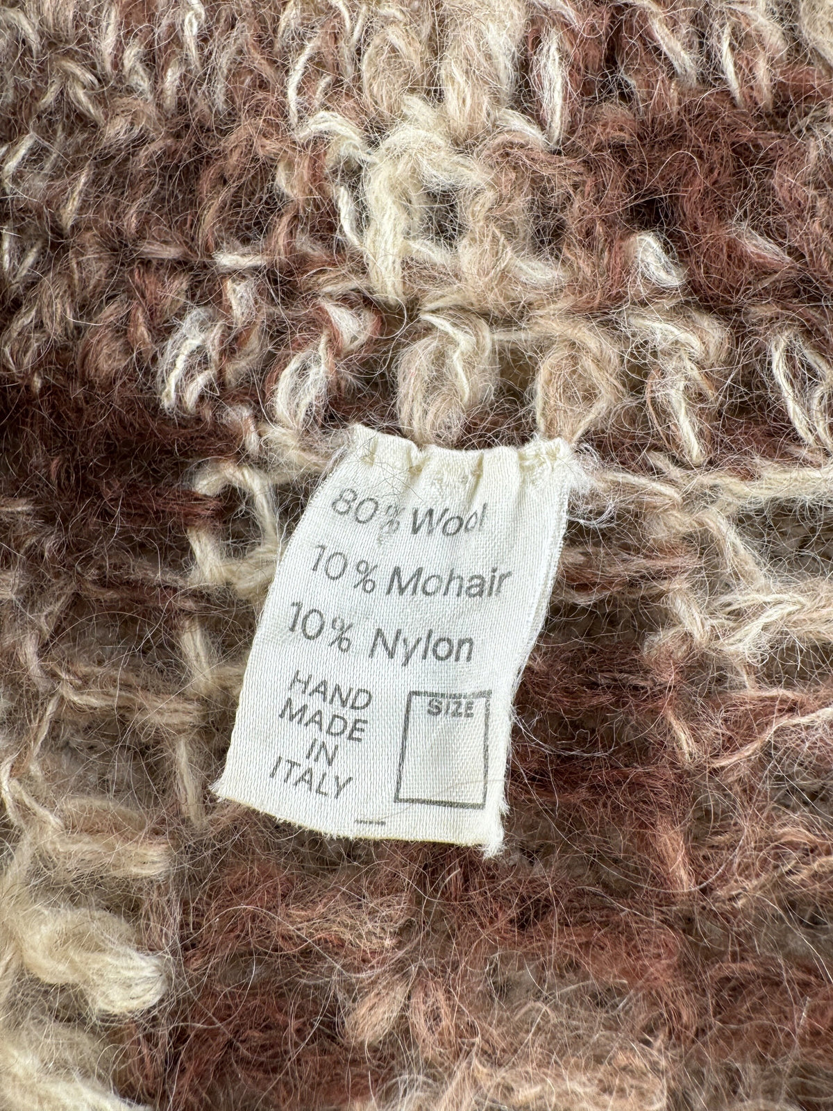 Tag on Vintage Mohair Blend Sweater SZ S