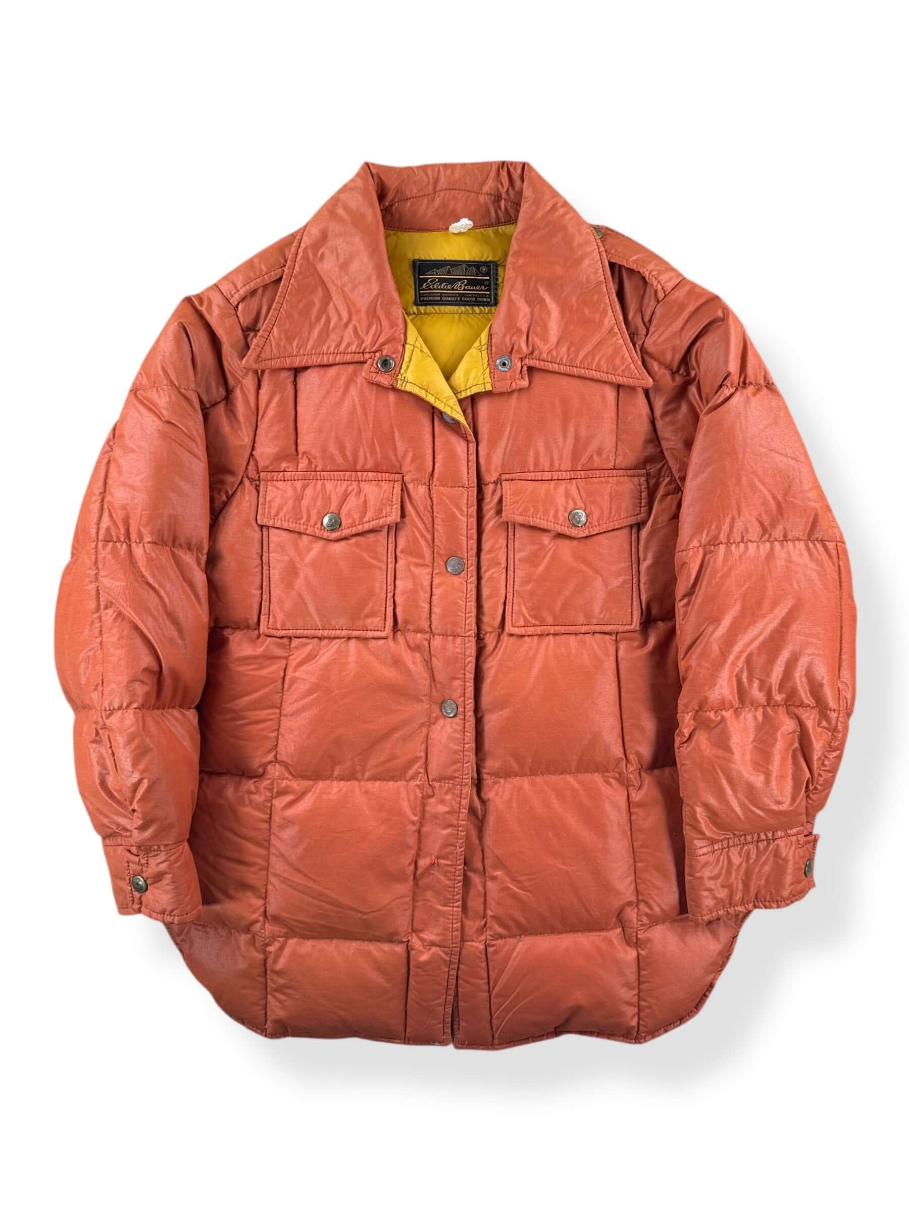 Front of Vintage Quilted Eddie Bauer Shacket SZ S