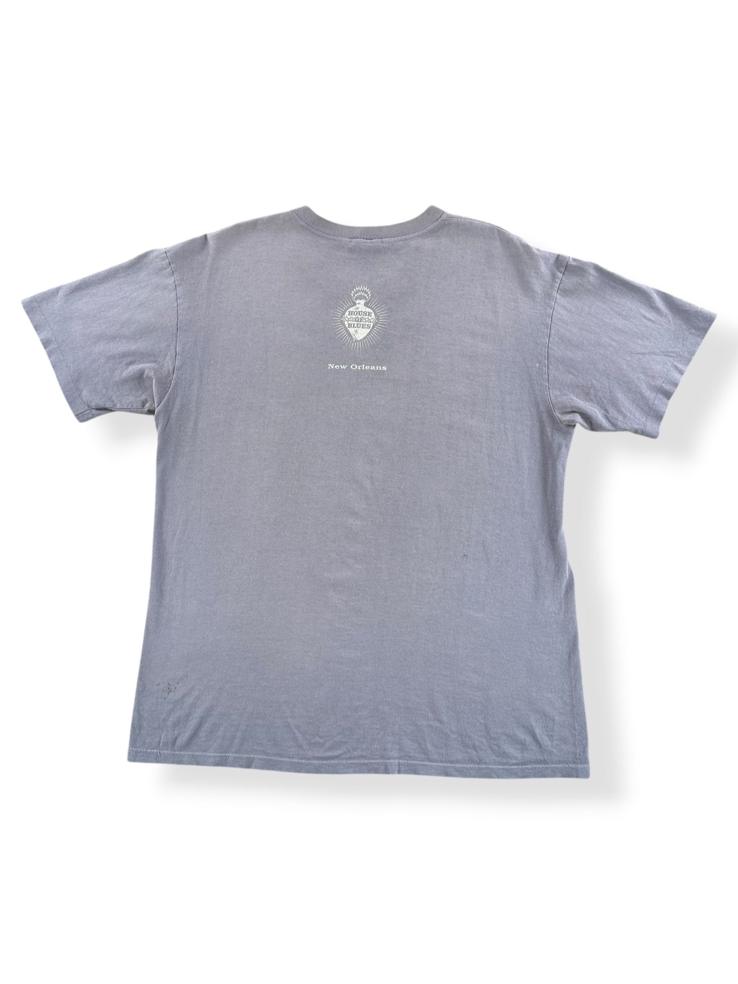 Back of Vintage House of Blues Devil Fishing Tee SZ L