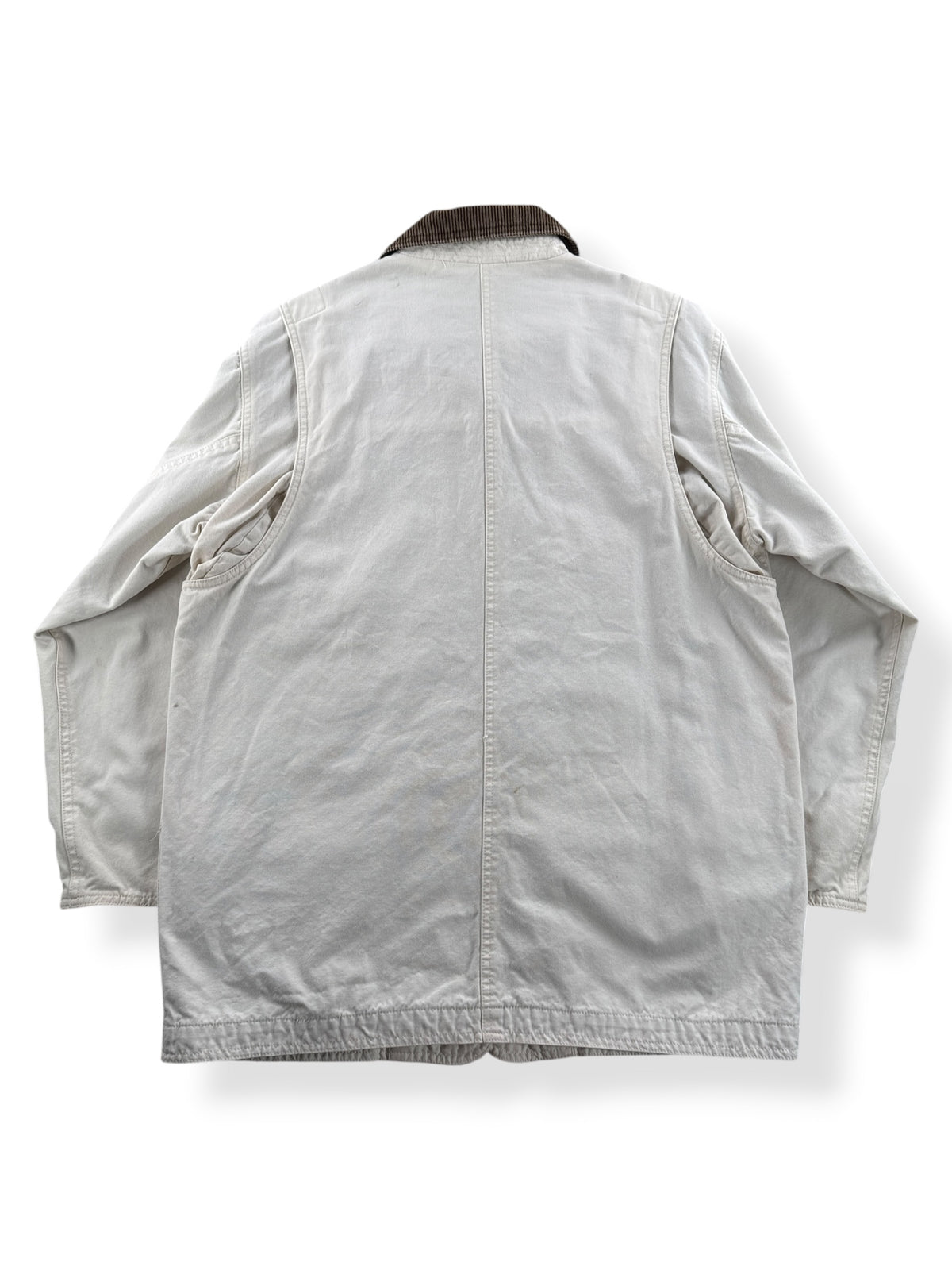 Back of Vintage Land's End Barn Coat SZ M