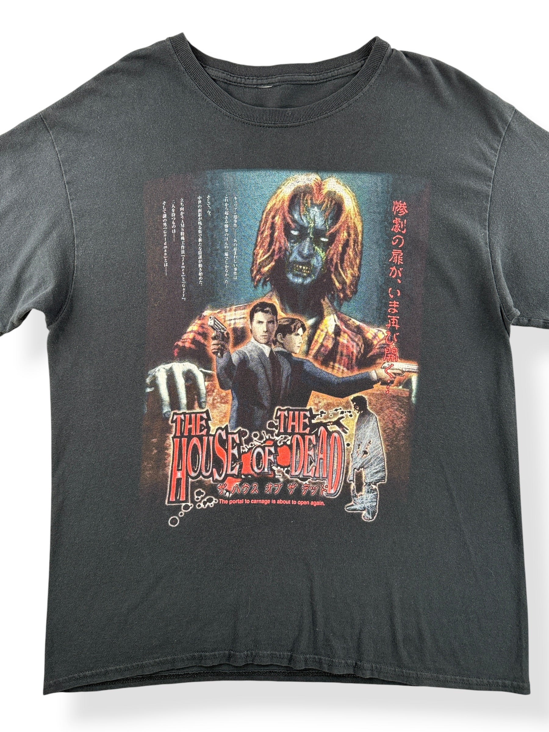 Close-up of Vintage House of the Dead Tee SZ L