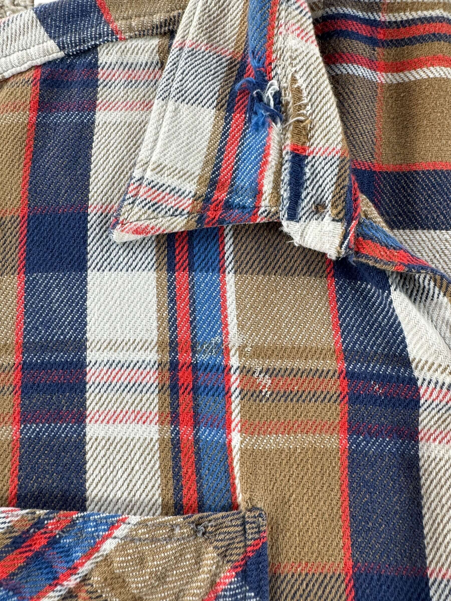 Hole on Vintage Big Mac Cotton Flannel SZ XL
