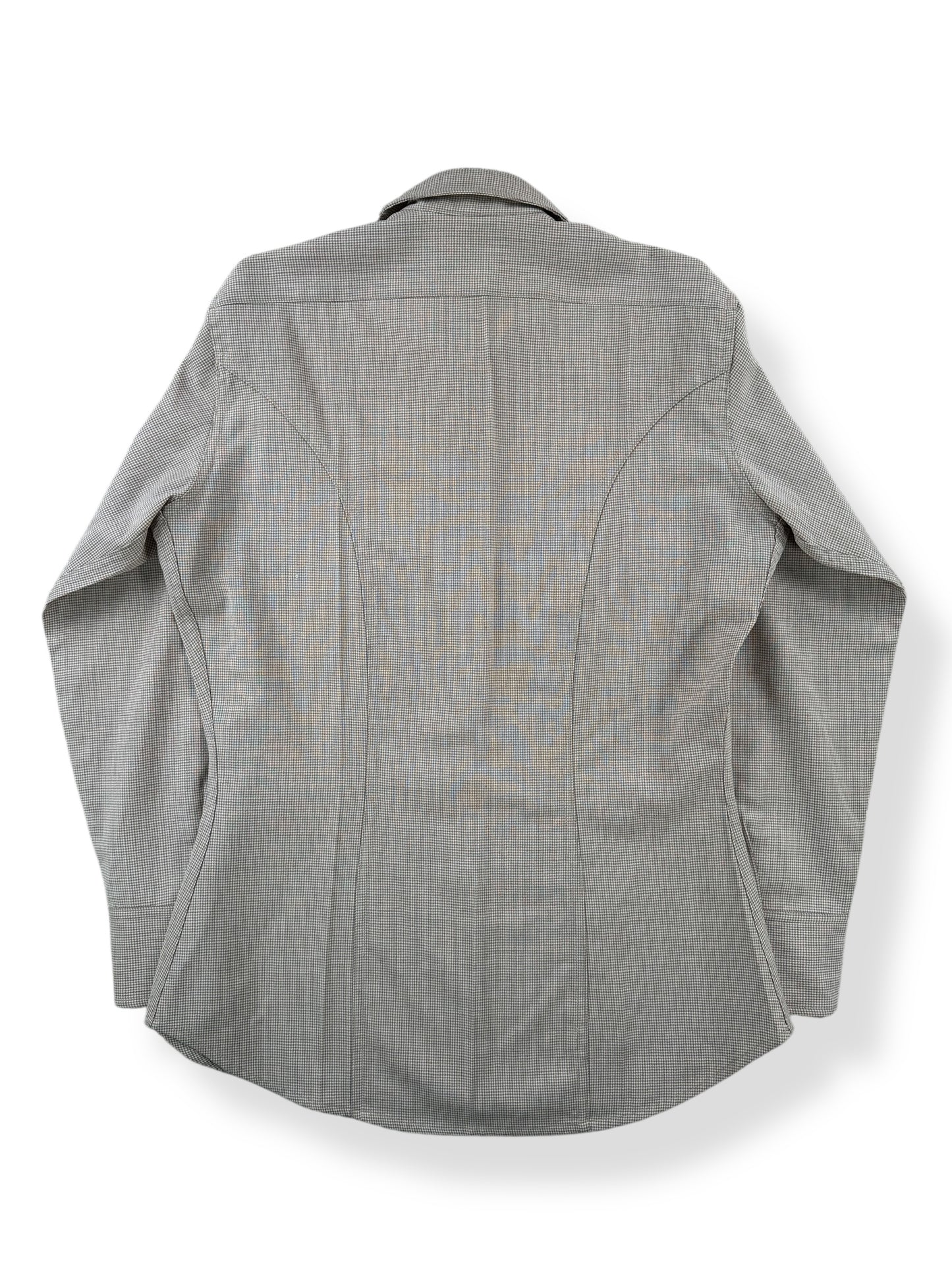 Back of Vintage Jack Frost Worsted Wool Pearl Snap SZ M