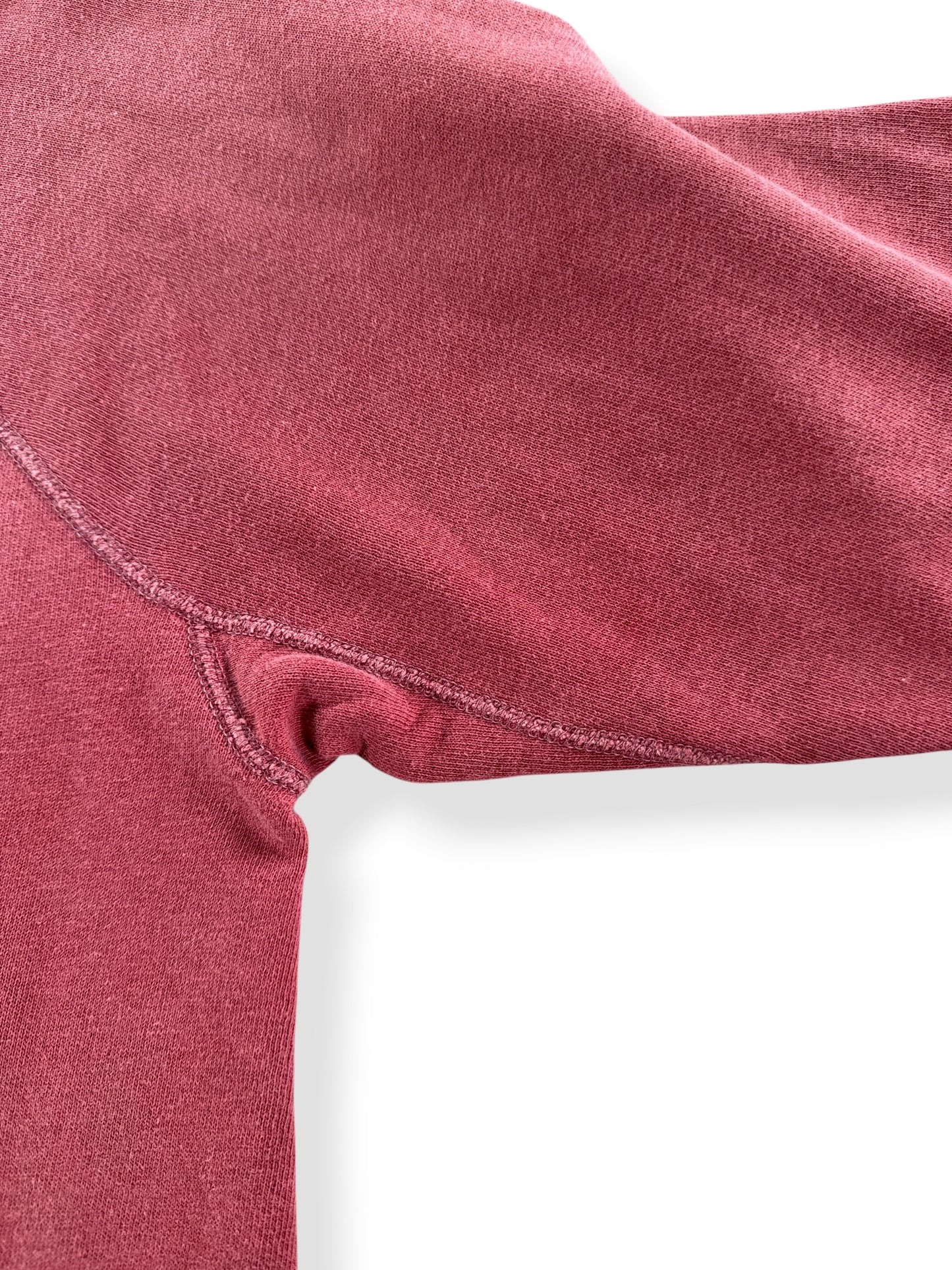 Gusset on Vintage Gusseted Blank Pink Crewneck SZ M