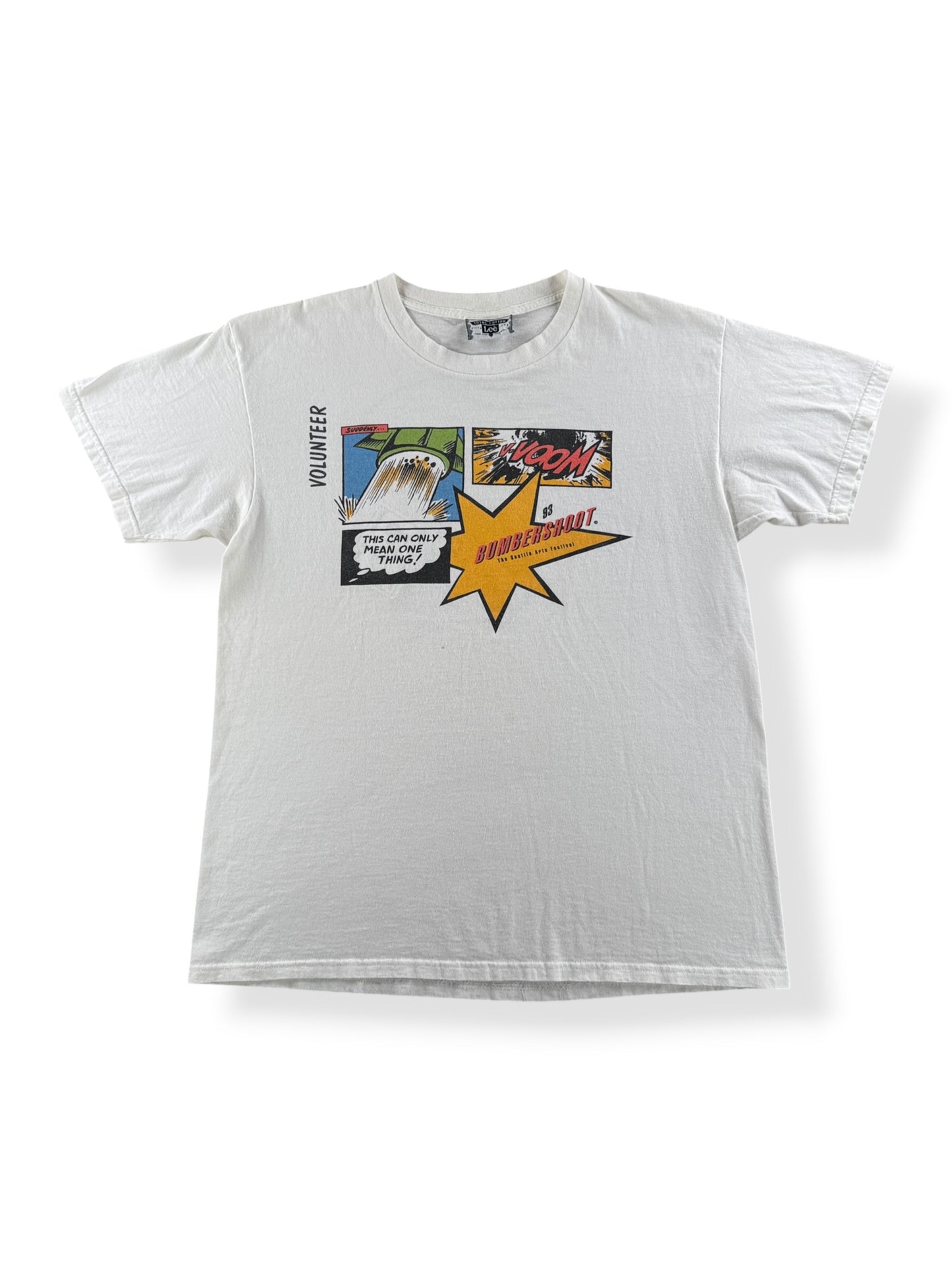 Front of Vintage Bumbershoot Volunteer Tee SZ L