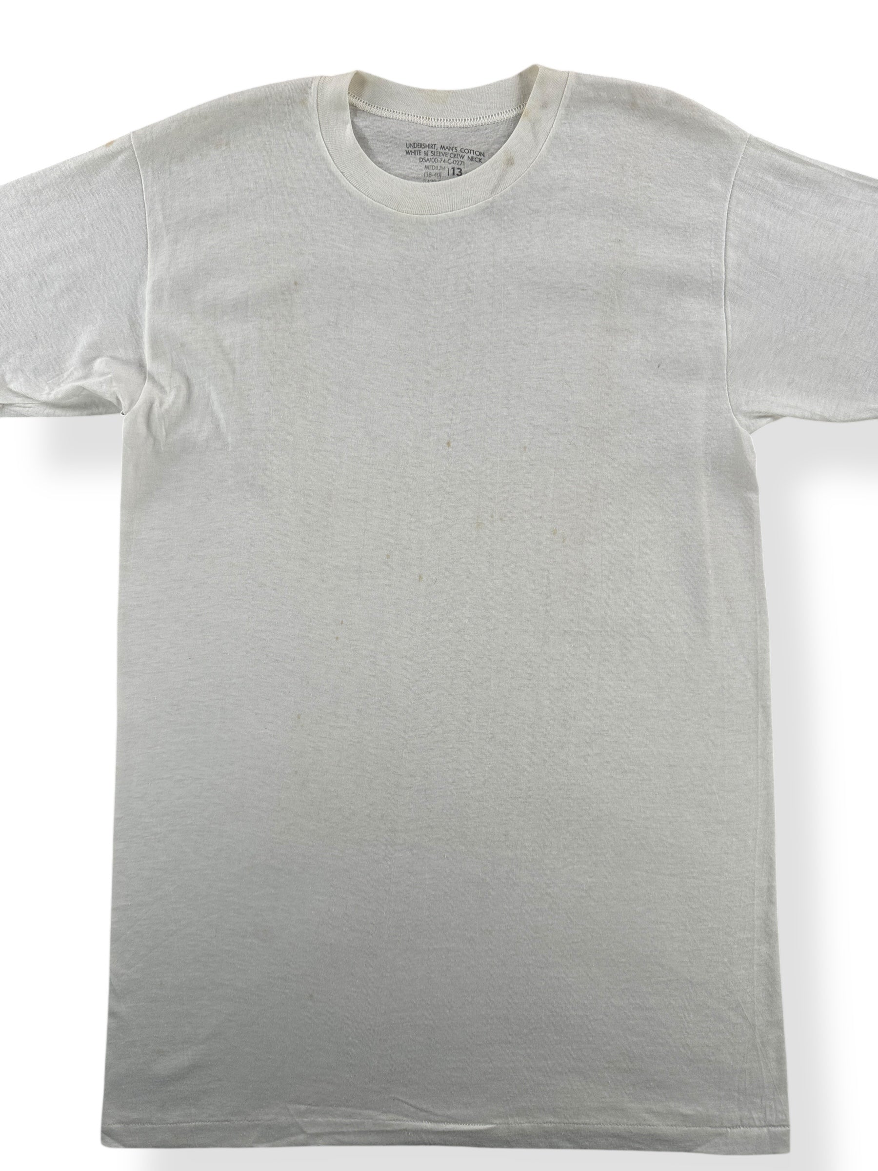 Front Close Up of Vintage Viet Nam Era Tee SZ S