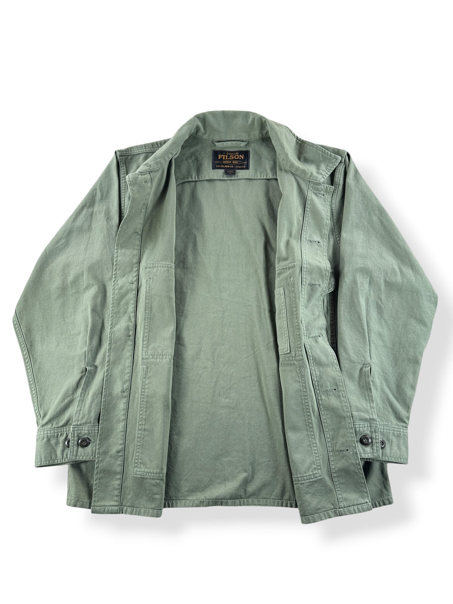 Inside of Filson Men's Field Cruiser Jacket SZ L