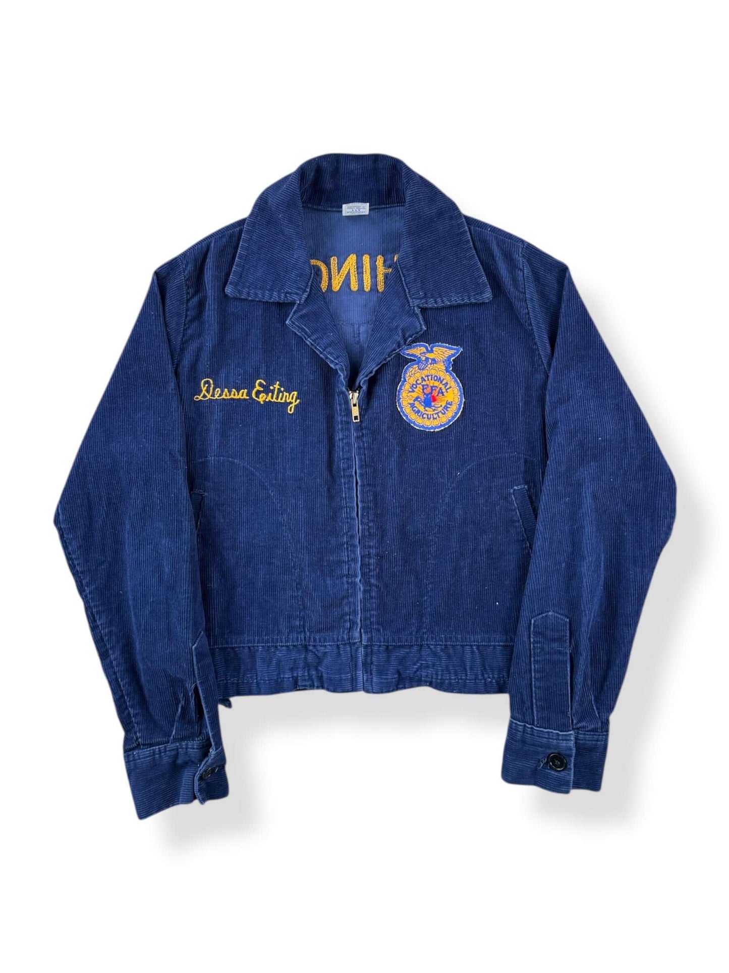 Front of Vintage 80s Washington FFA Jacket SZ 40