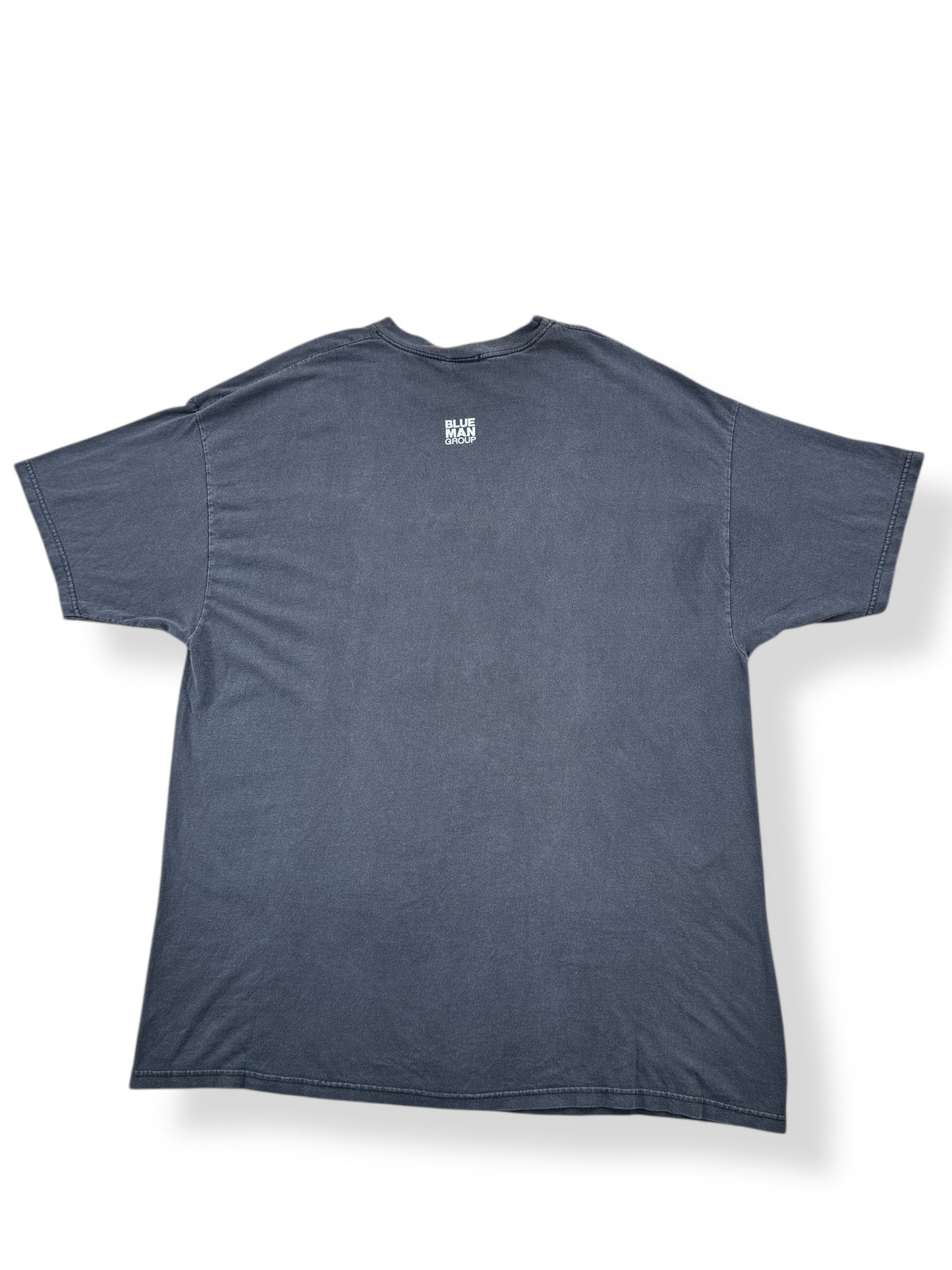 Back of Vintage Blue Man Group Tee SZ XXL