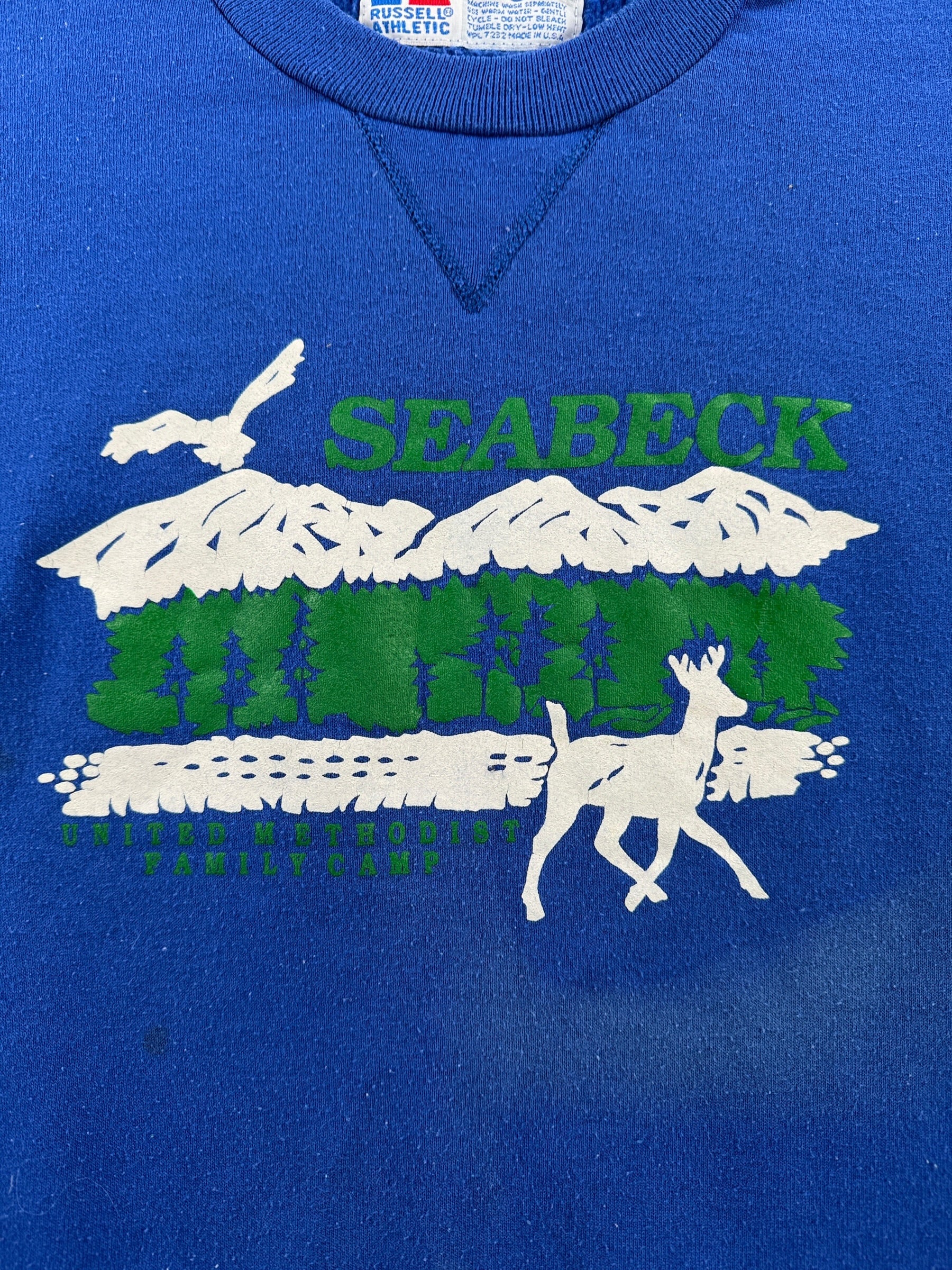 Graphic of Vintage Seabeck Russell Crewneck SZ S